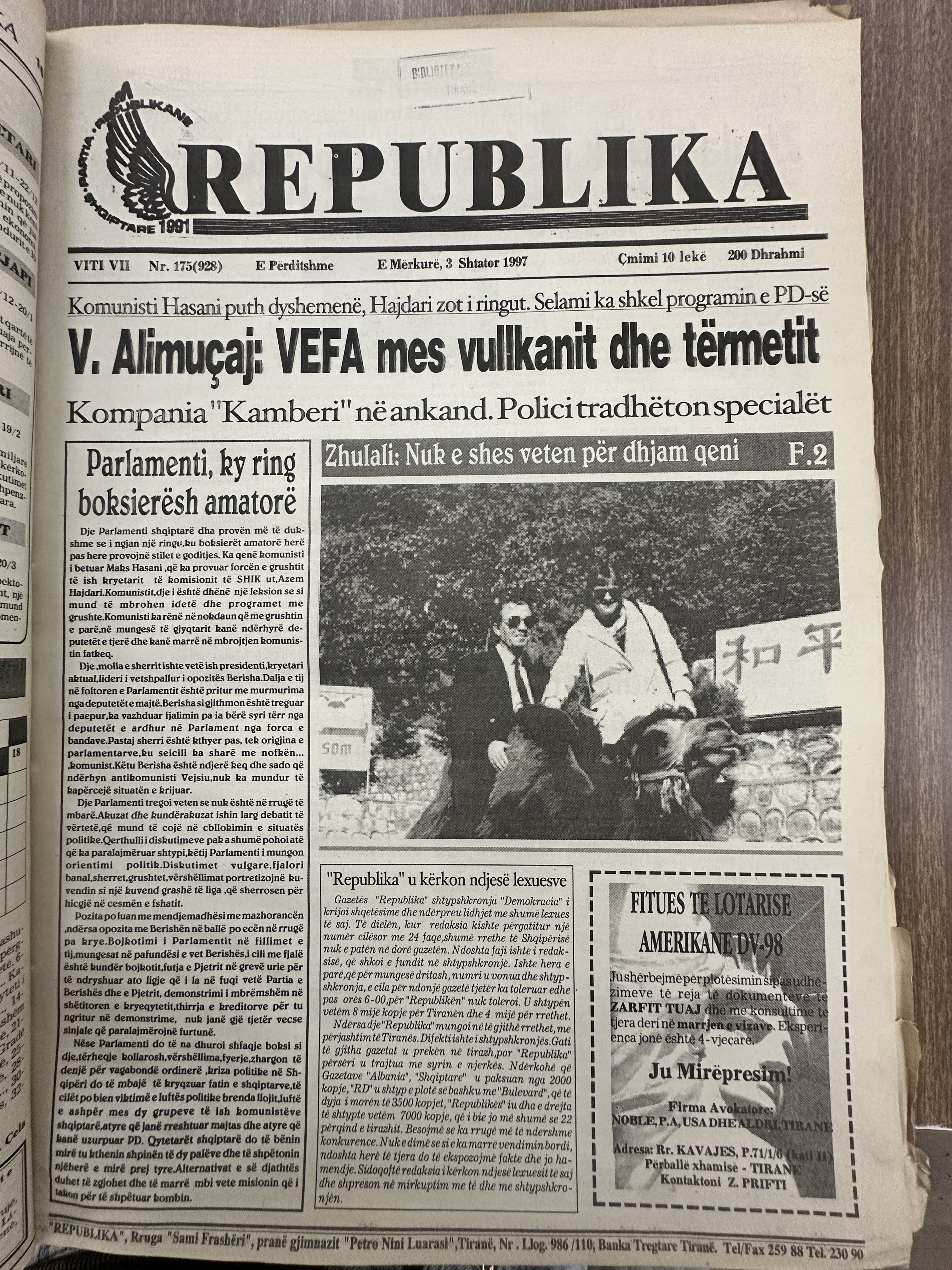 Original newspaper scan