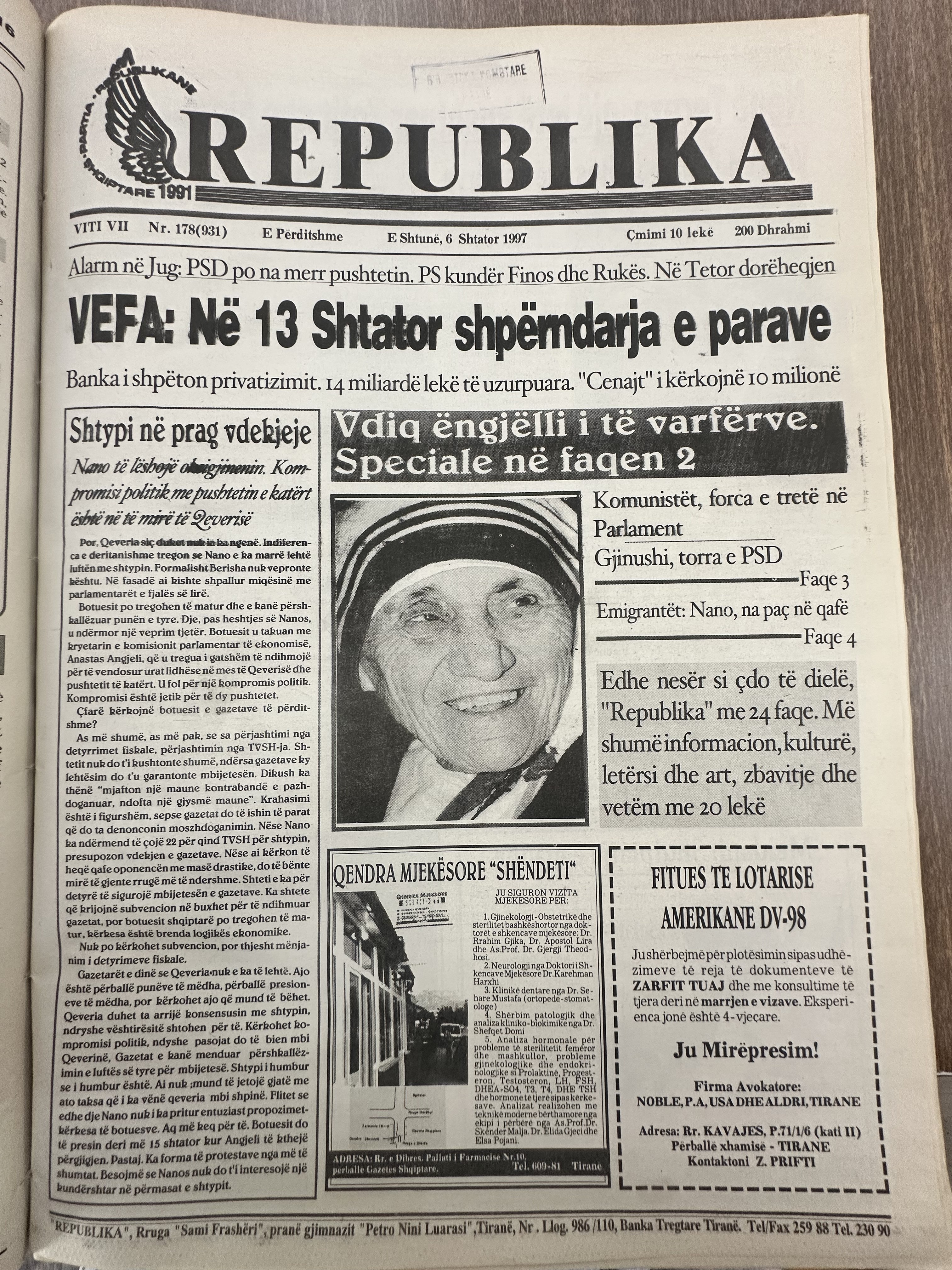 Original newspaper scan