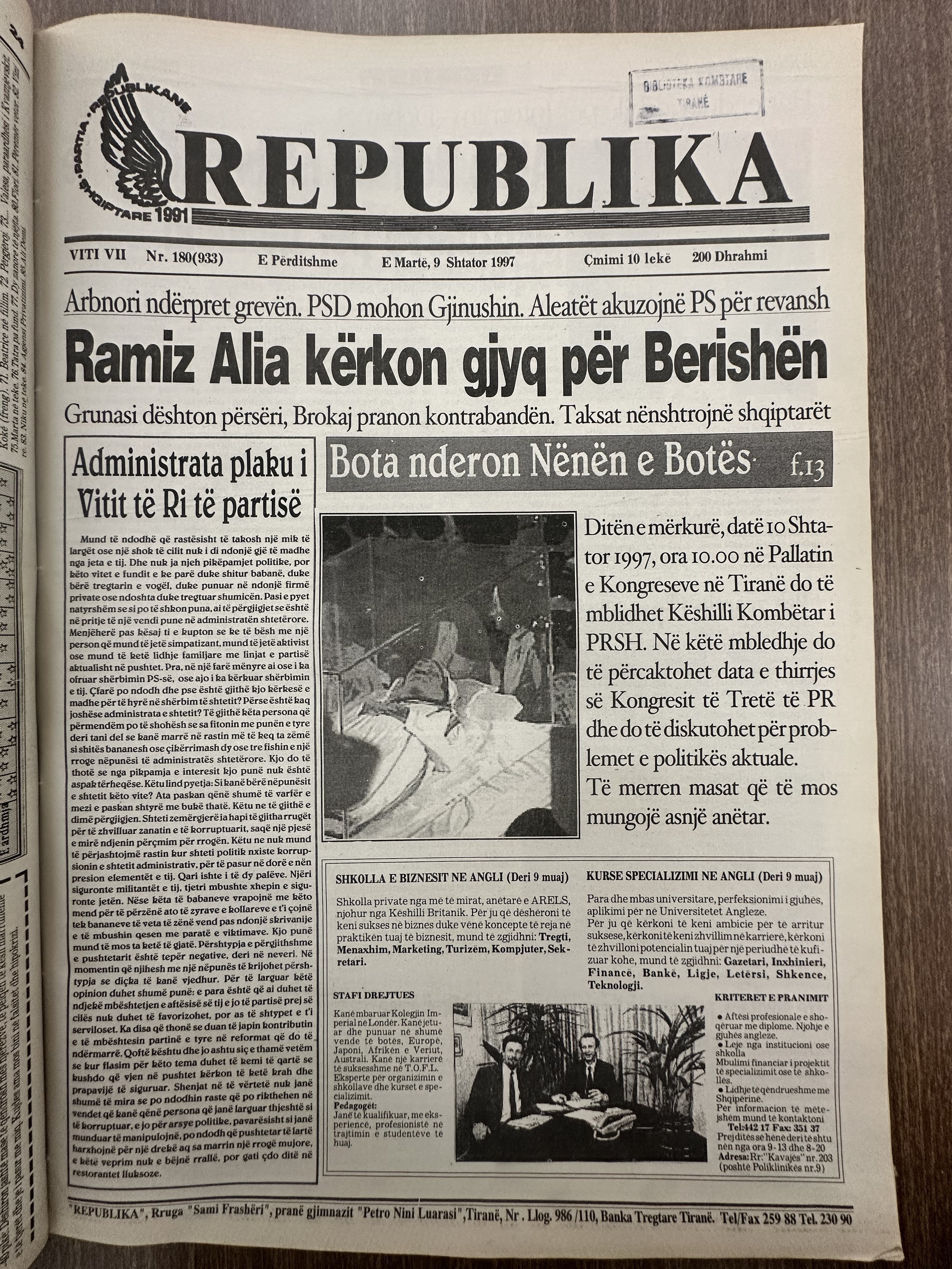 Original newspaper scan