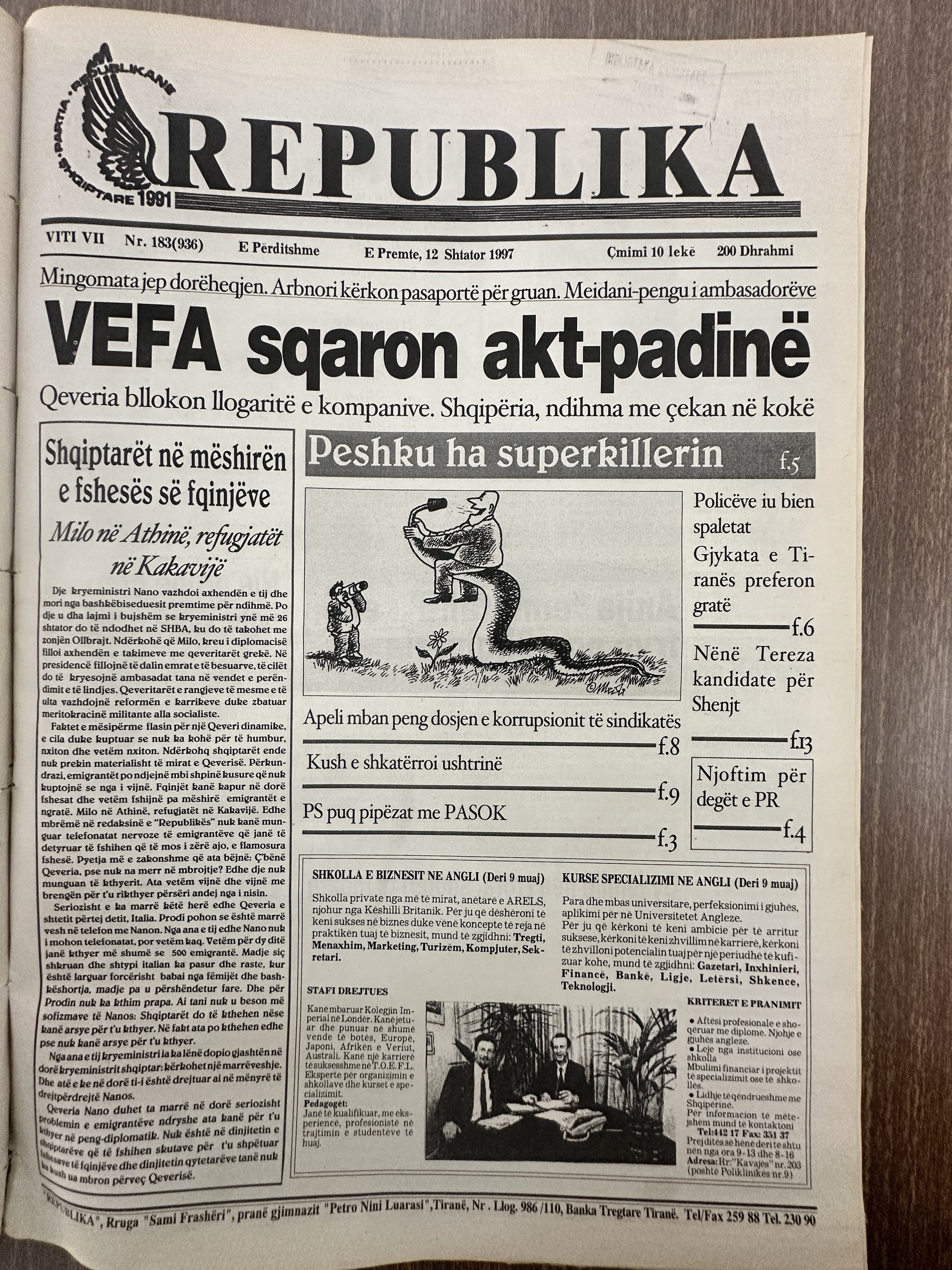 Original newspaper scan