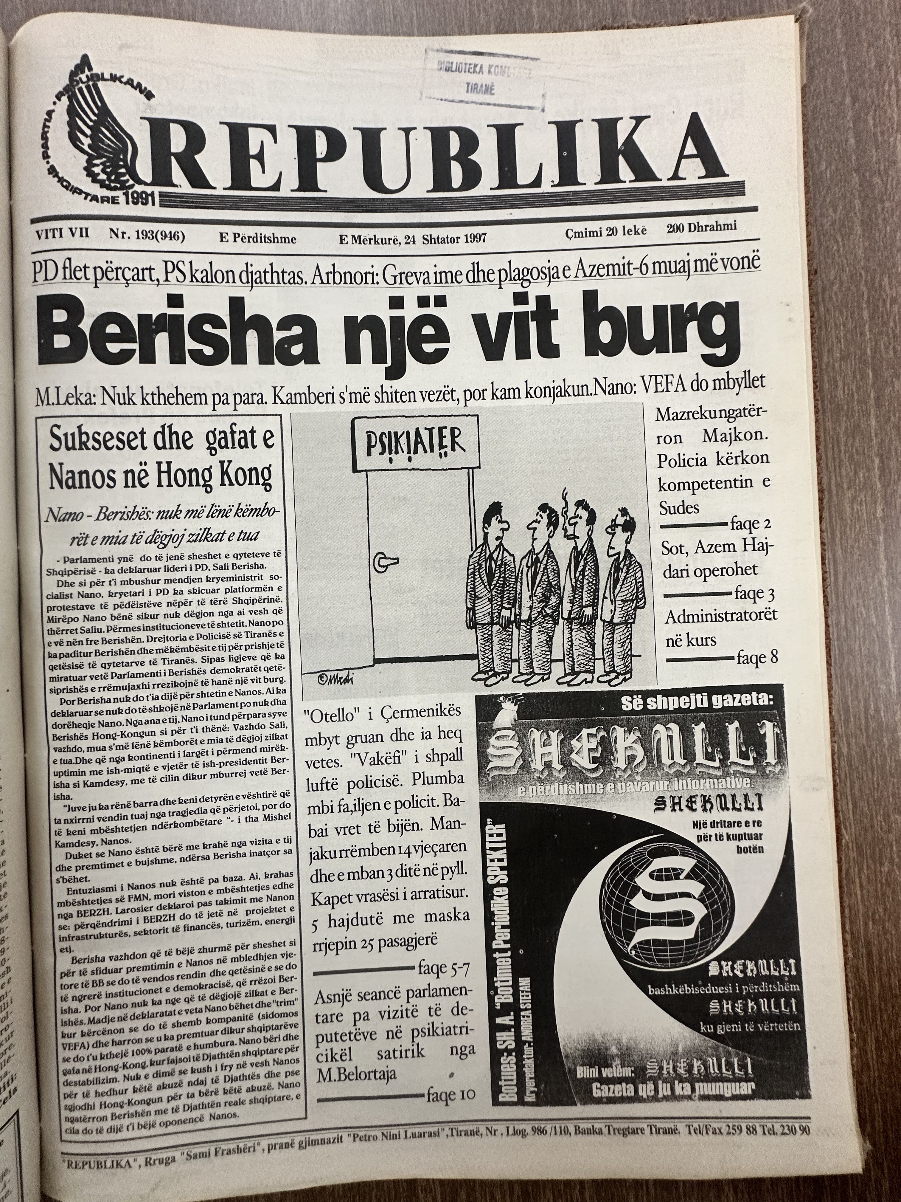 Original newspaper scan