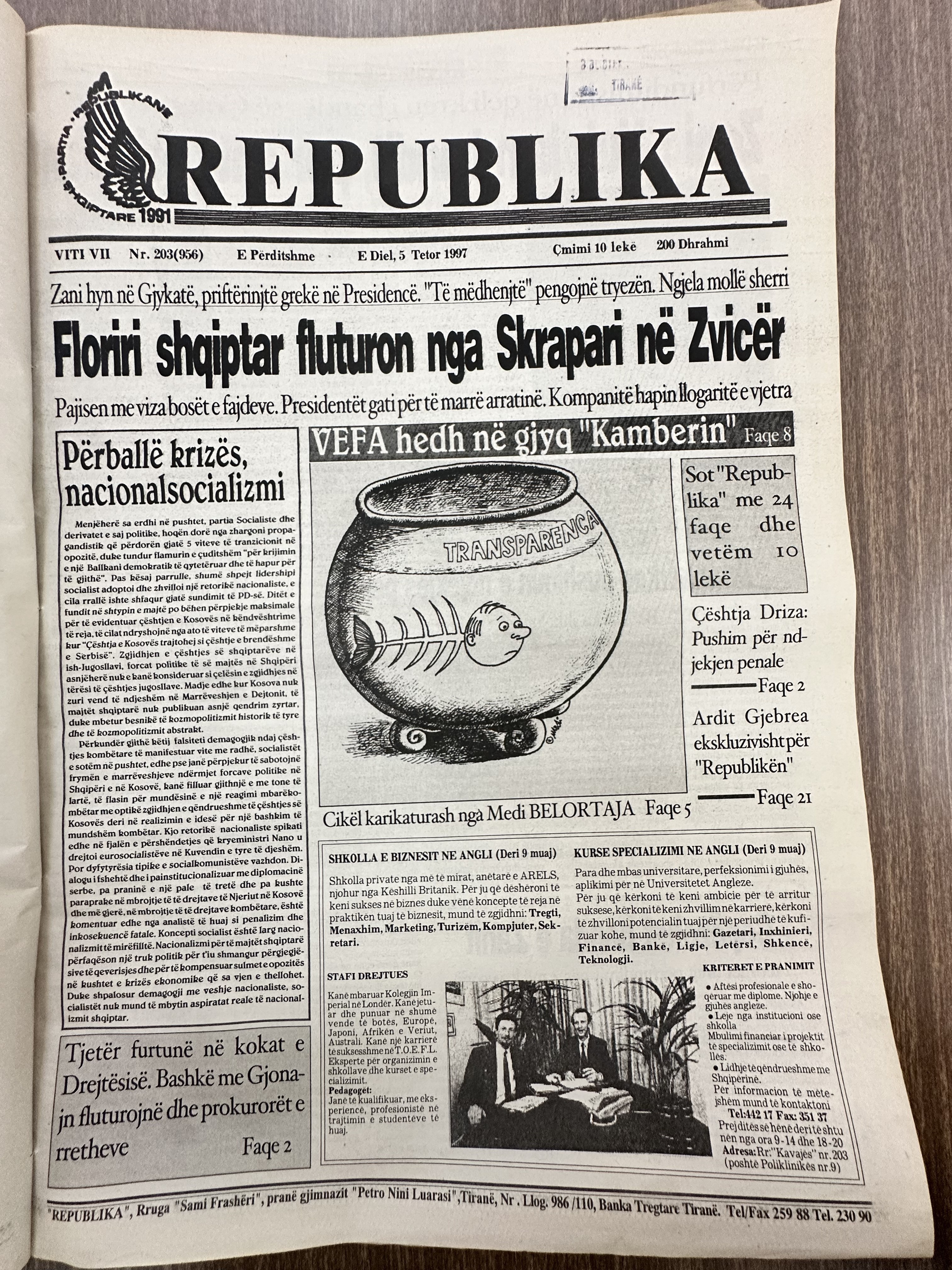 Original newspaper scan