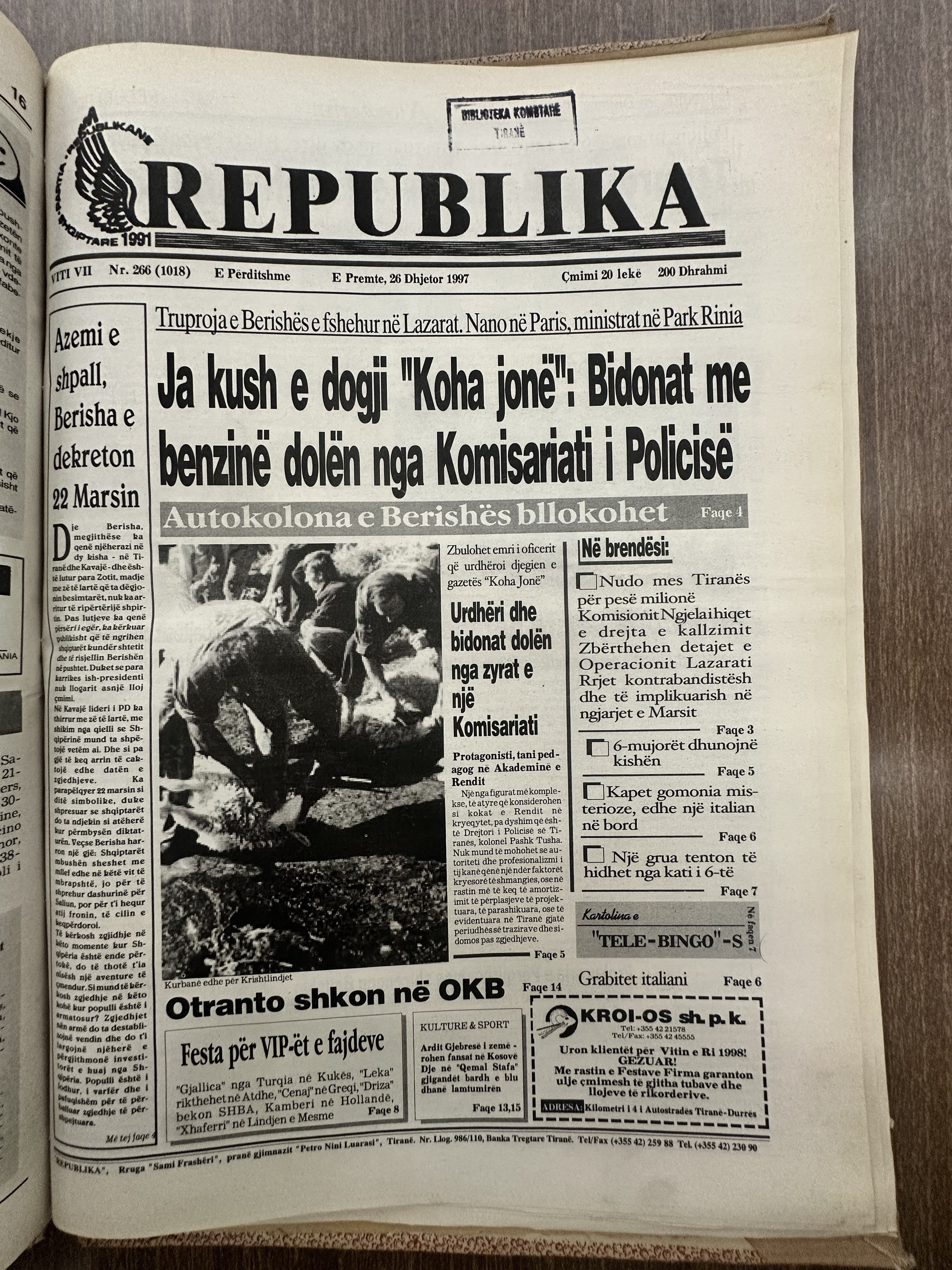 Original newspaper scan