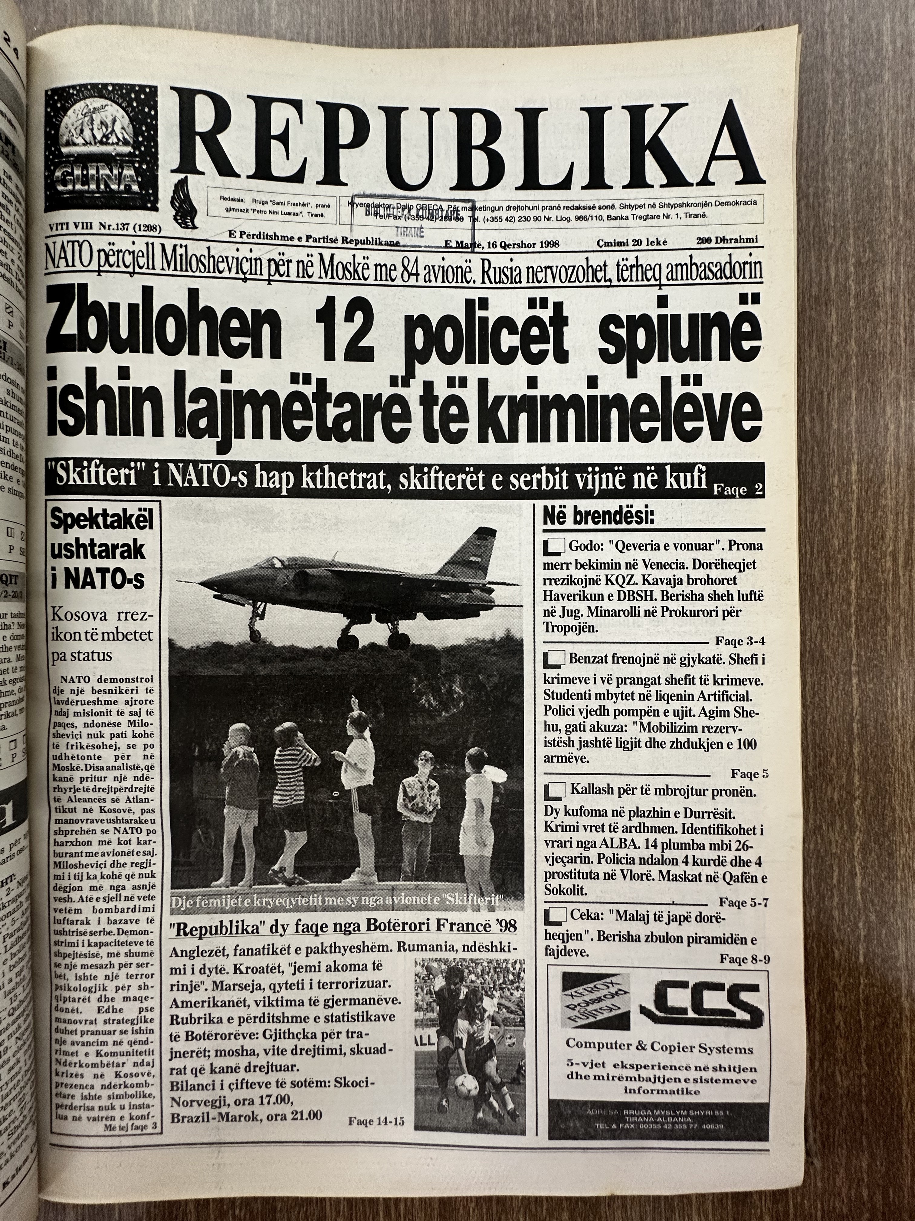 Original newspaper scan