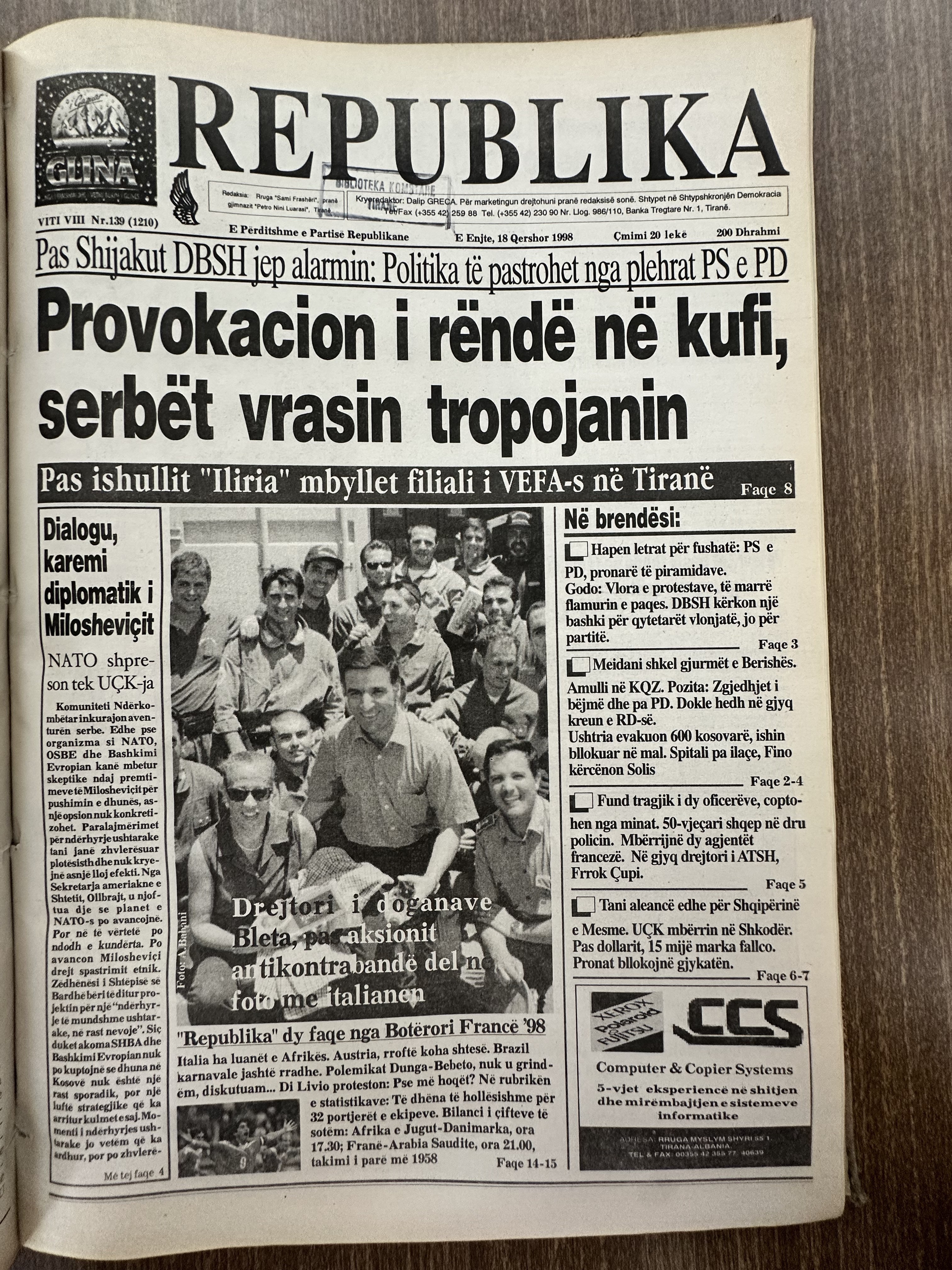 Original newspaper scan