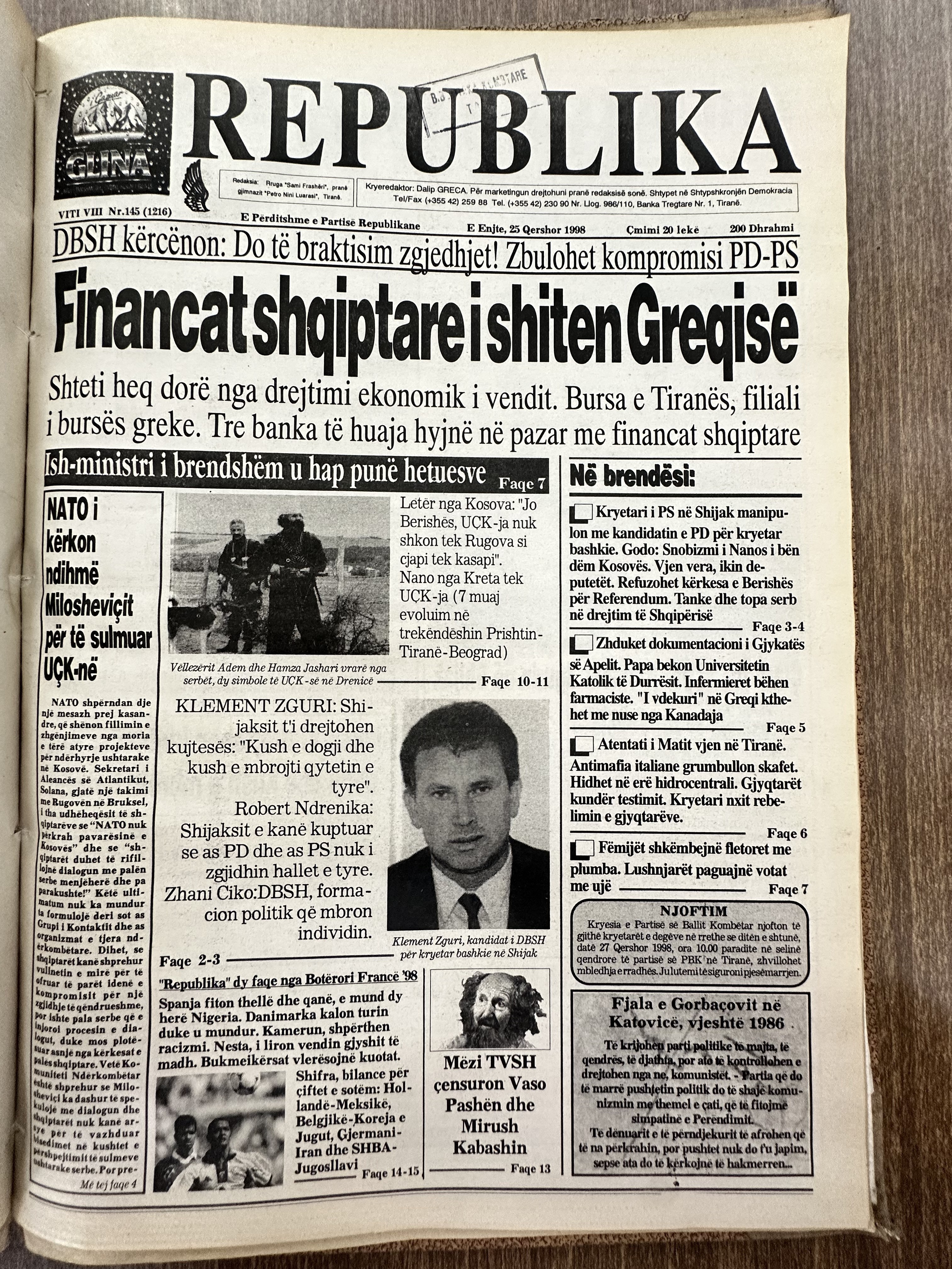 Original newspaper scan