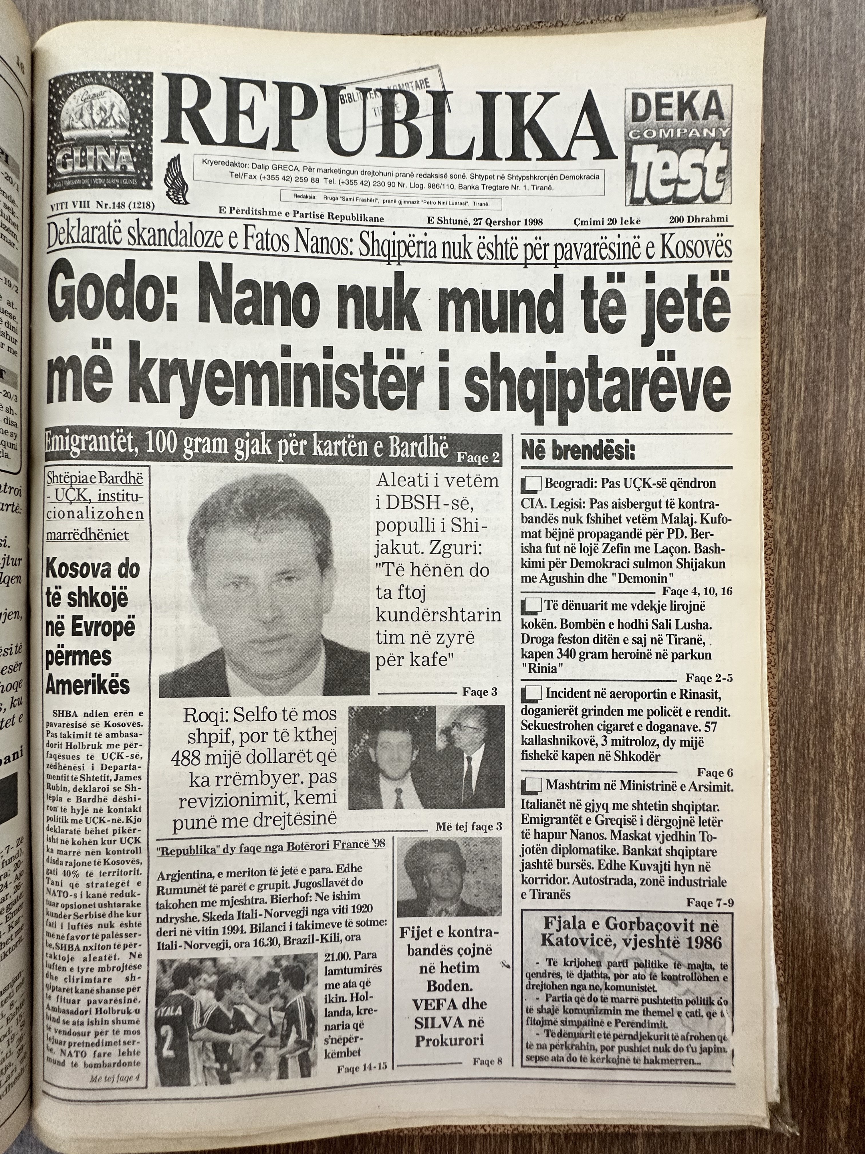 Original newspaper scan