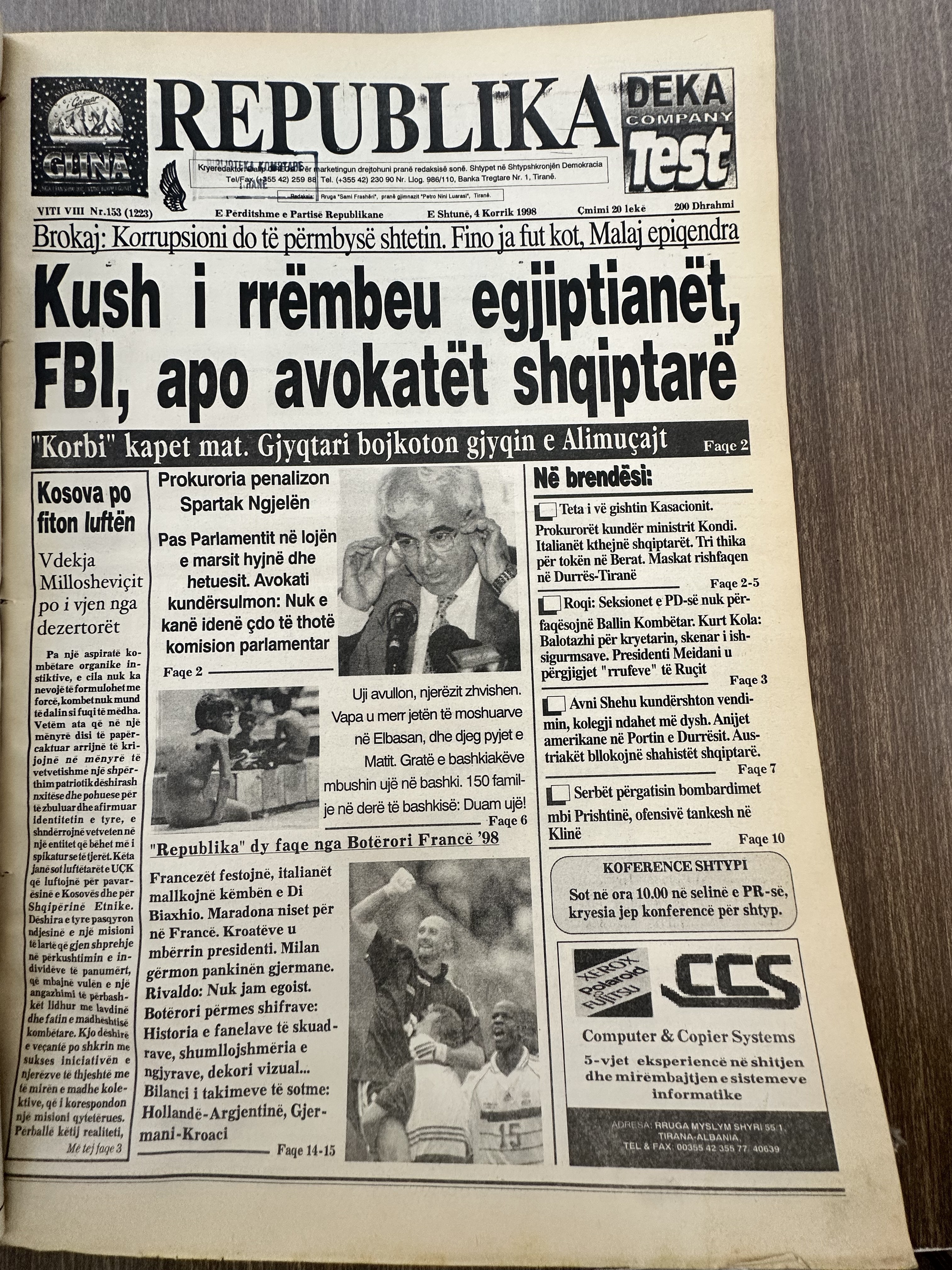 Original newspaper scan