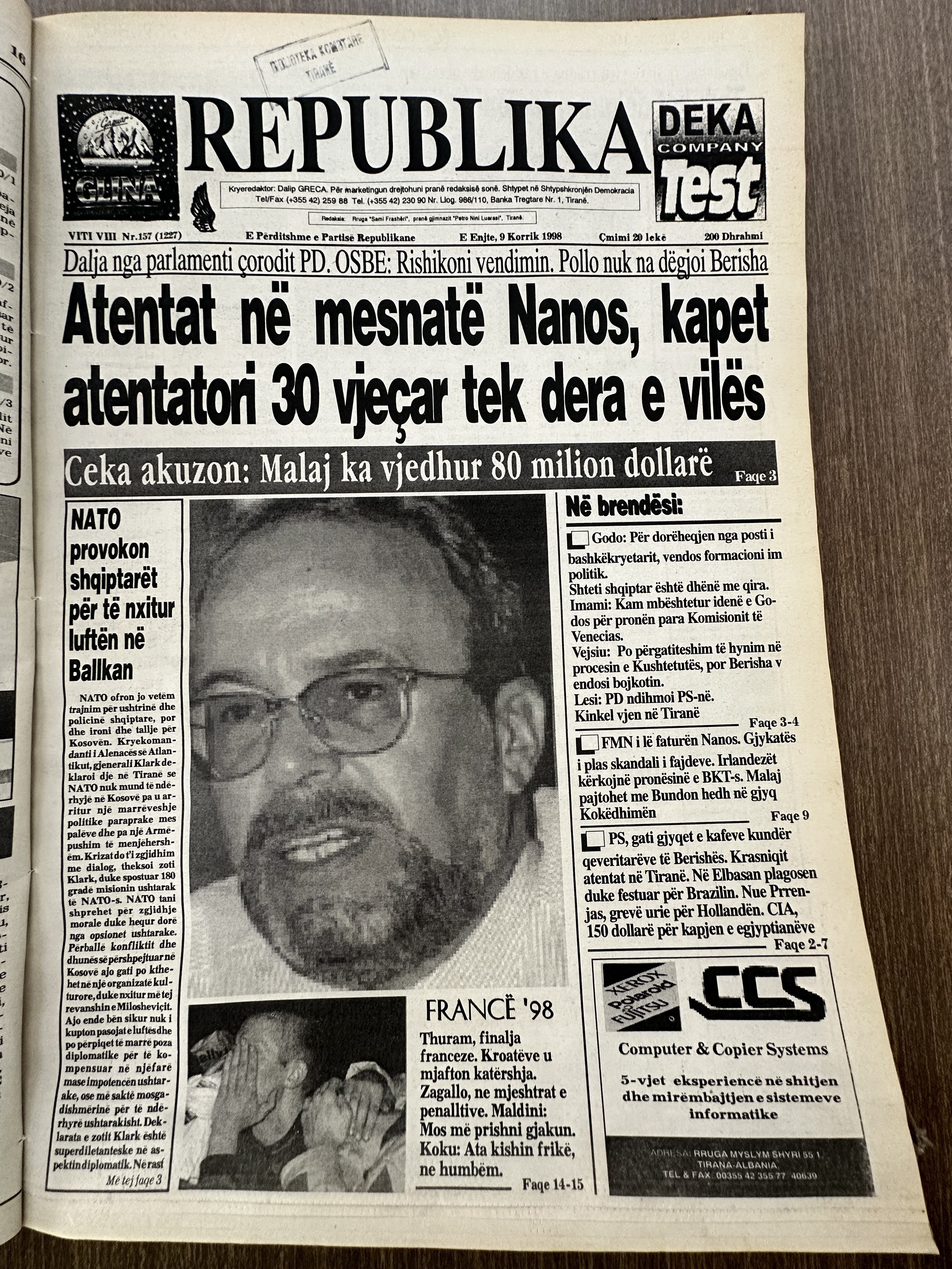 Original newspaper scan