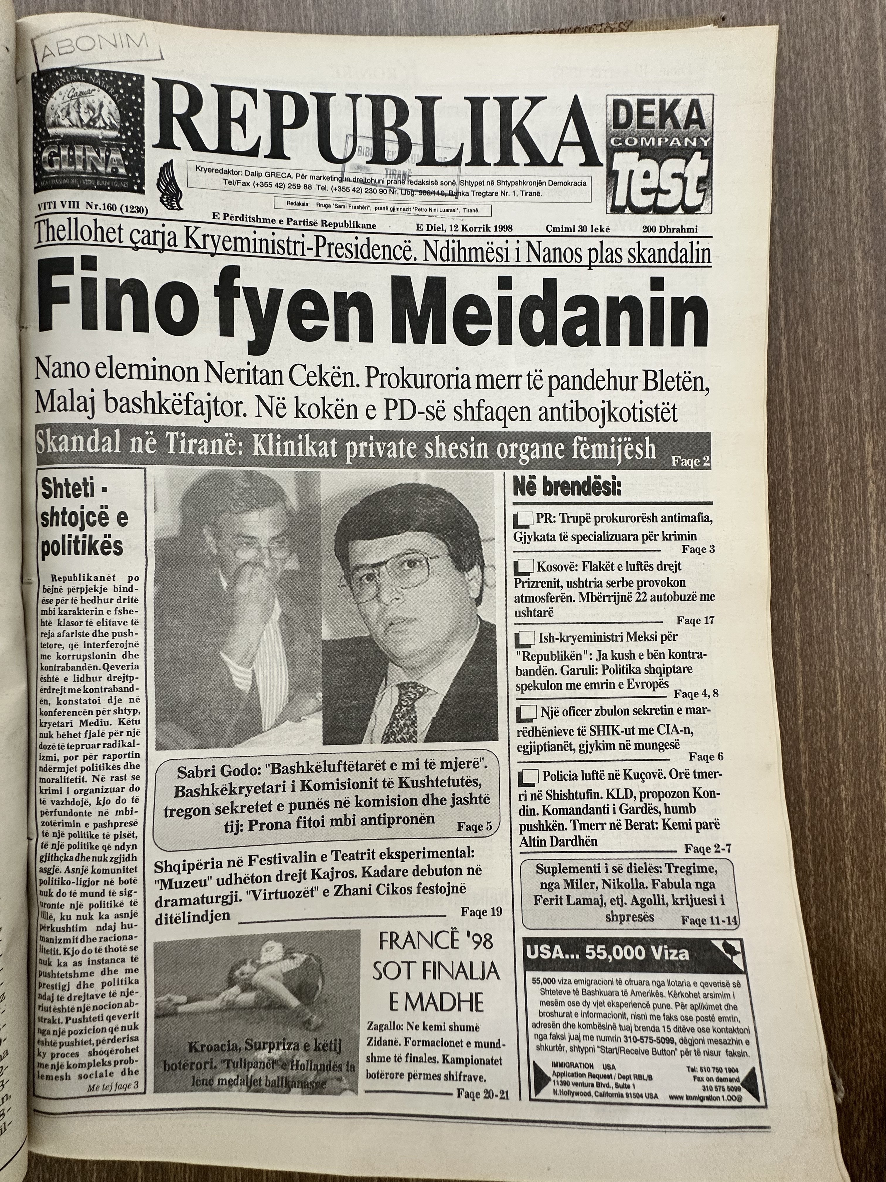 Original newspaper scan