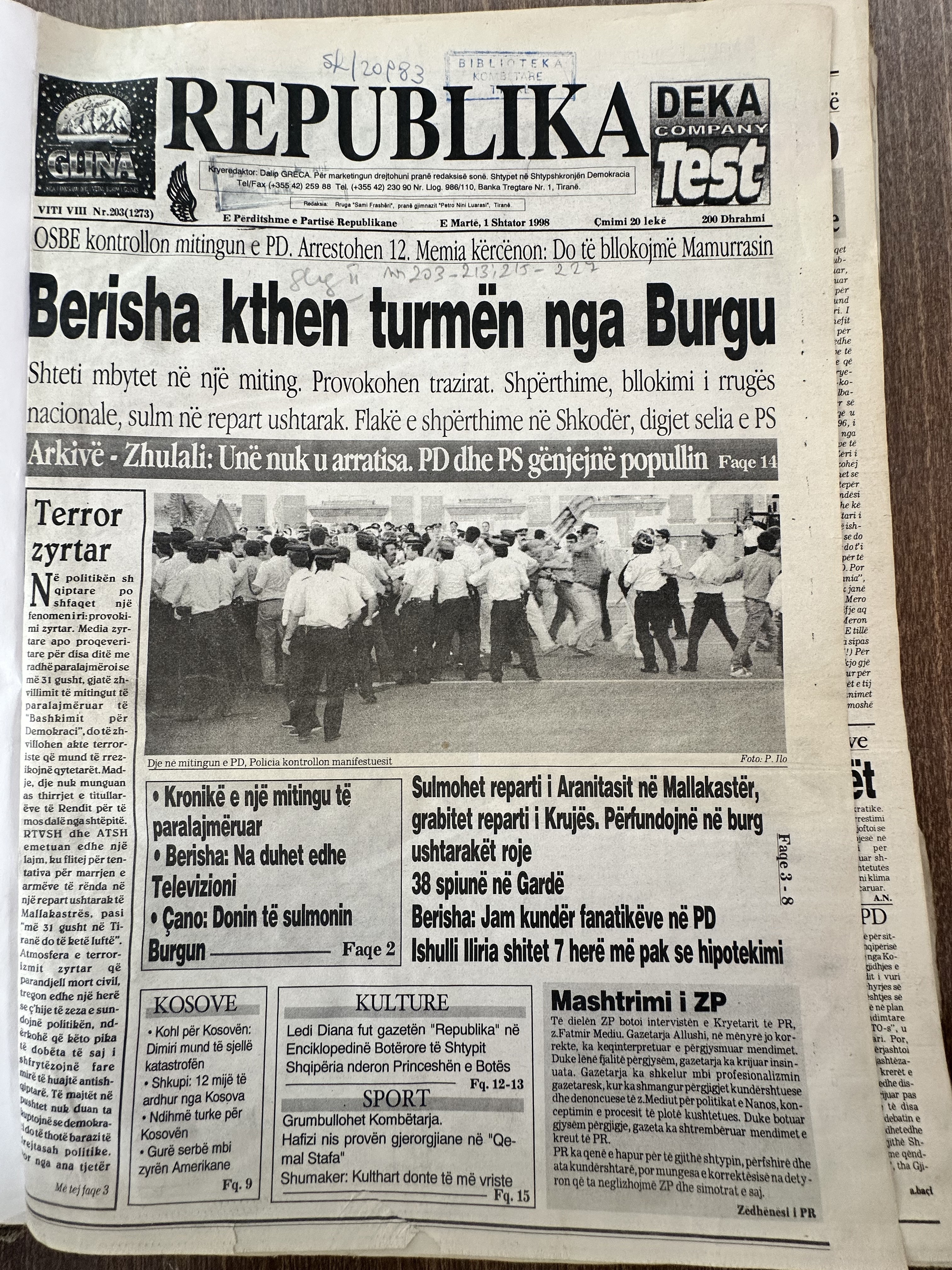 Original newspaper scan