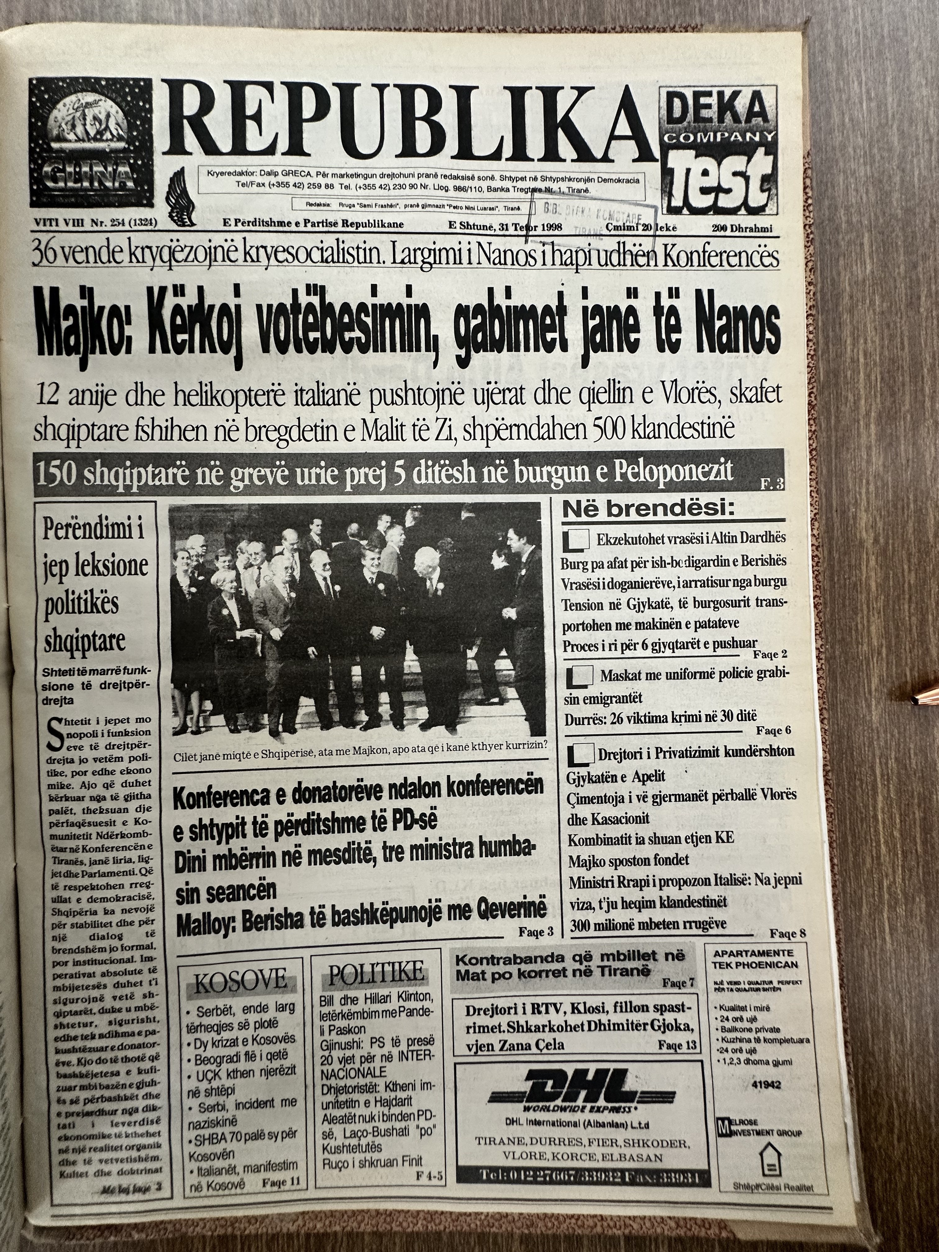 Original newspaper scan