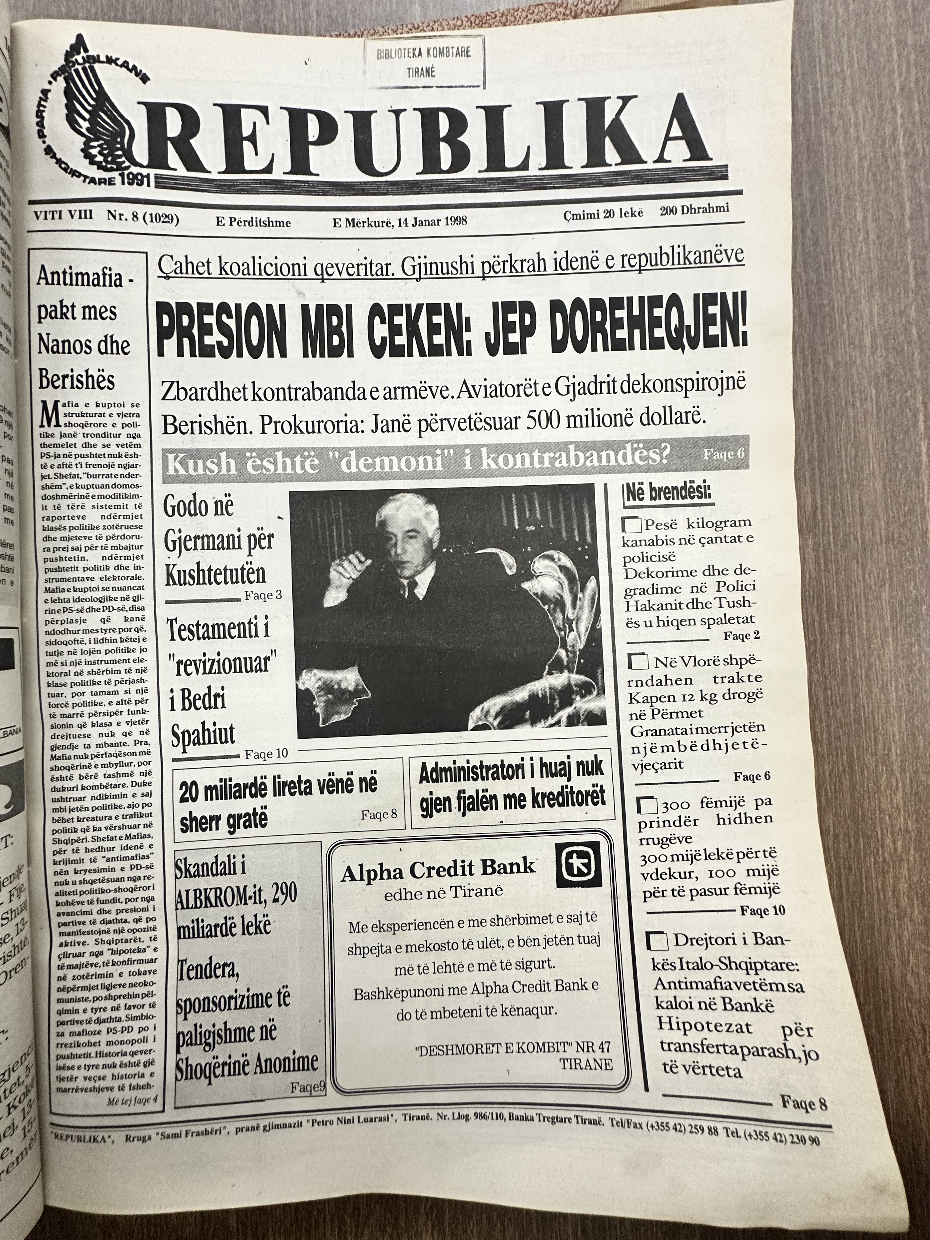 Original newspaper scan