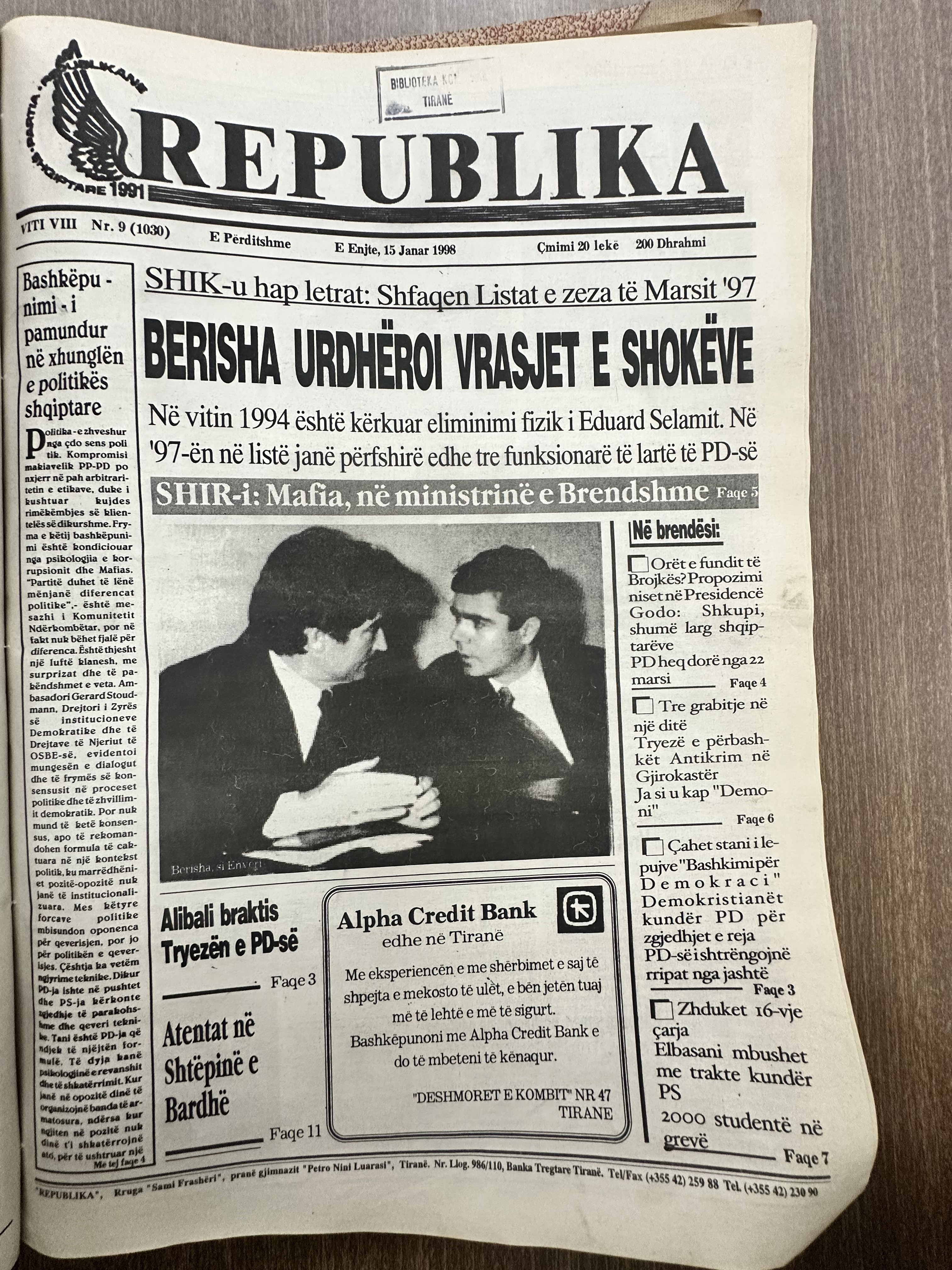 Original newspaper scan