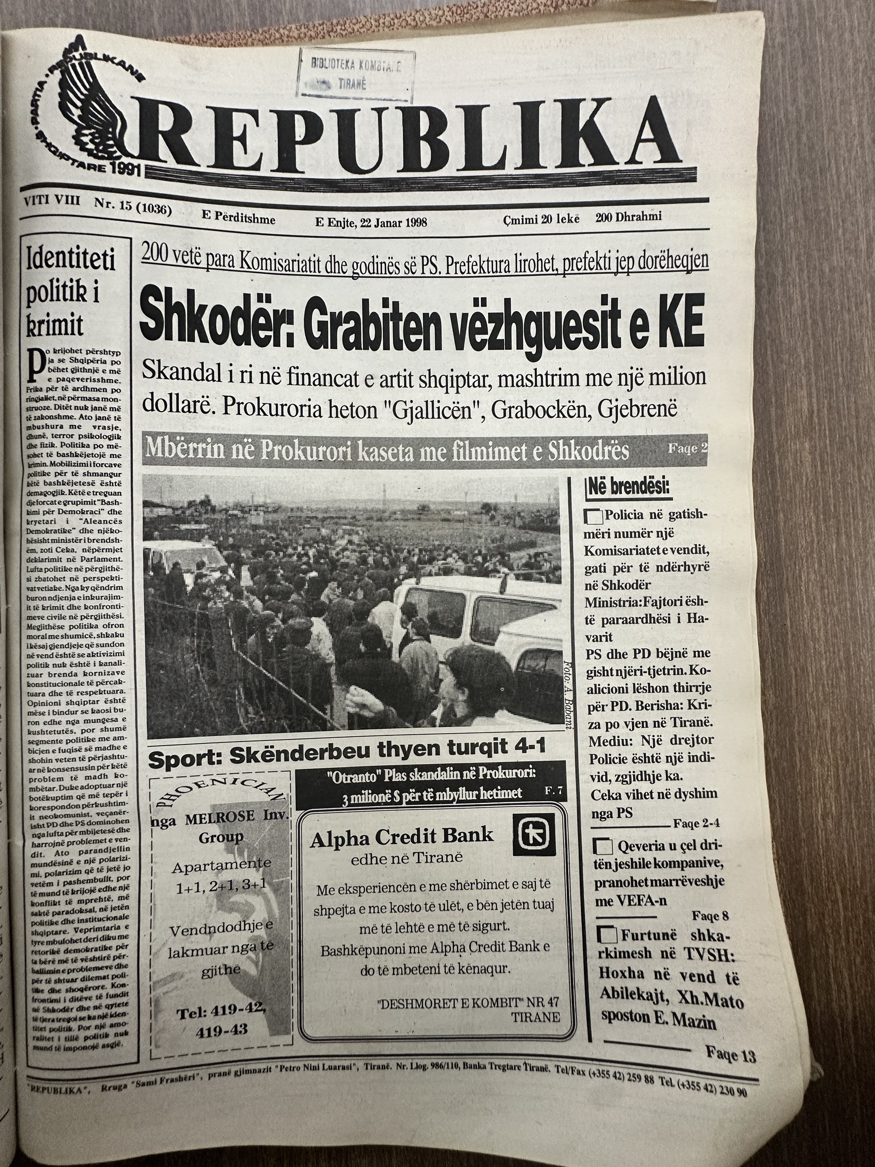 Original newspaper scan