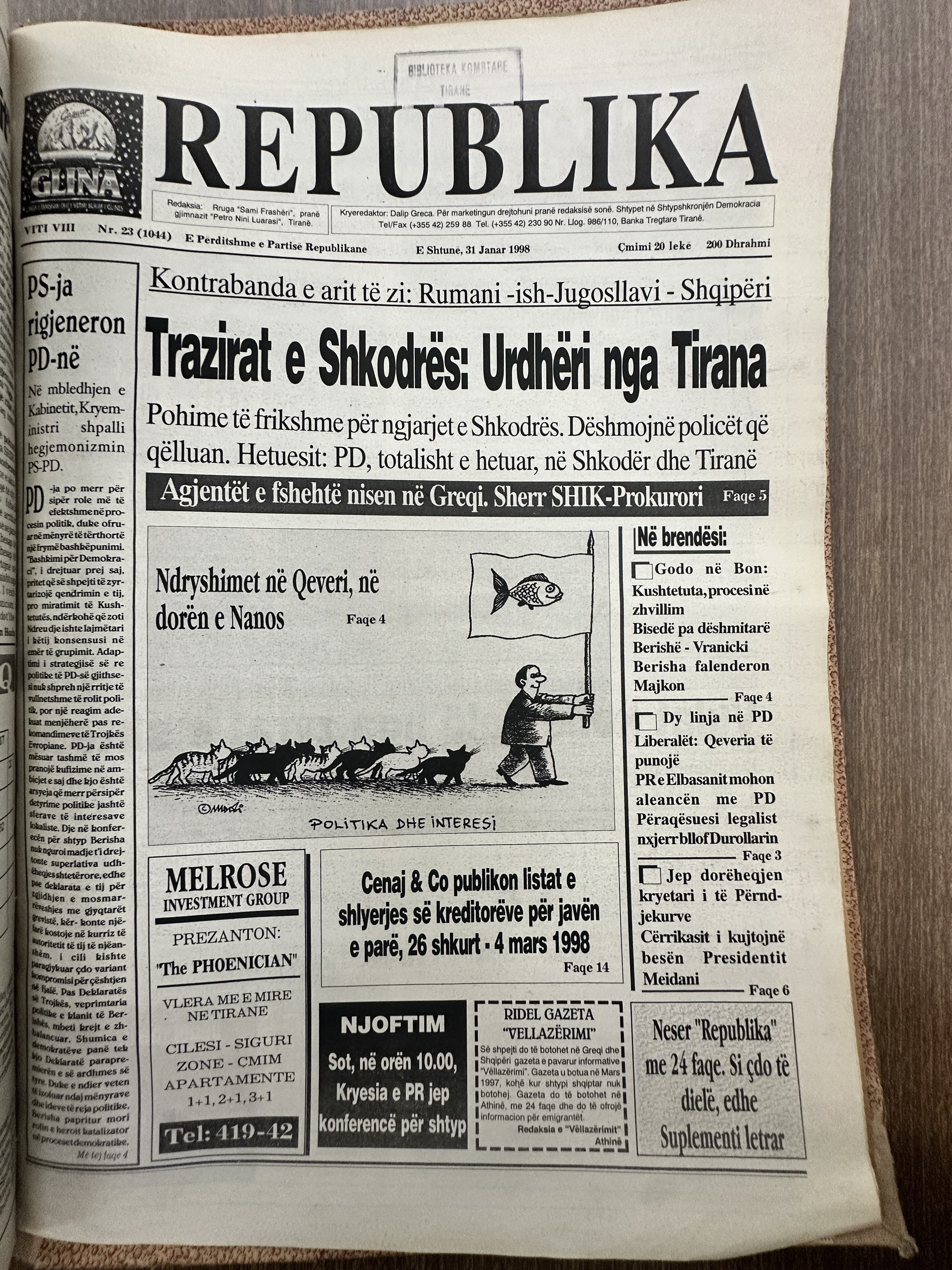 Original newspaper scan