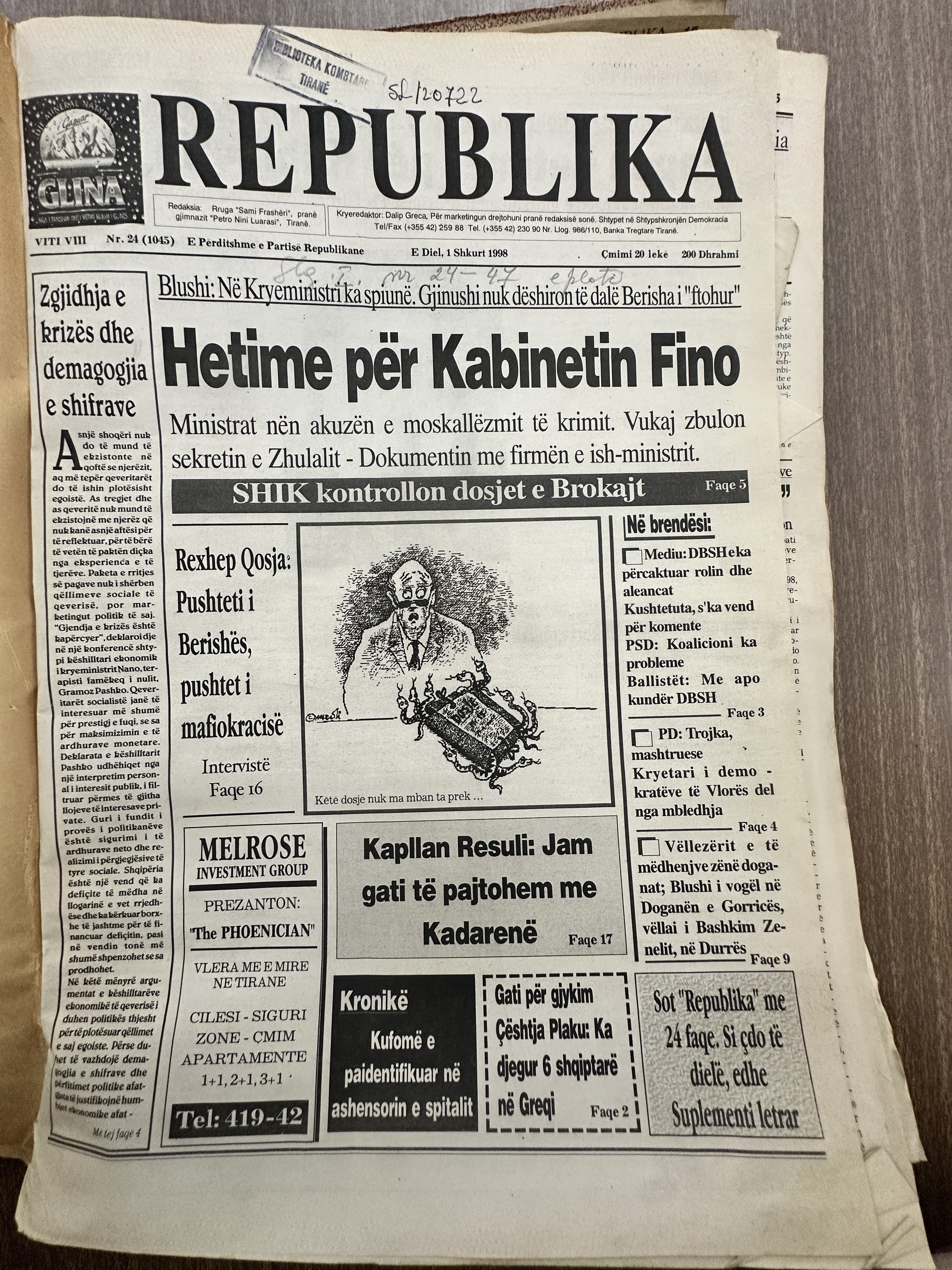 Original newspaper scan