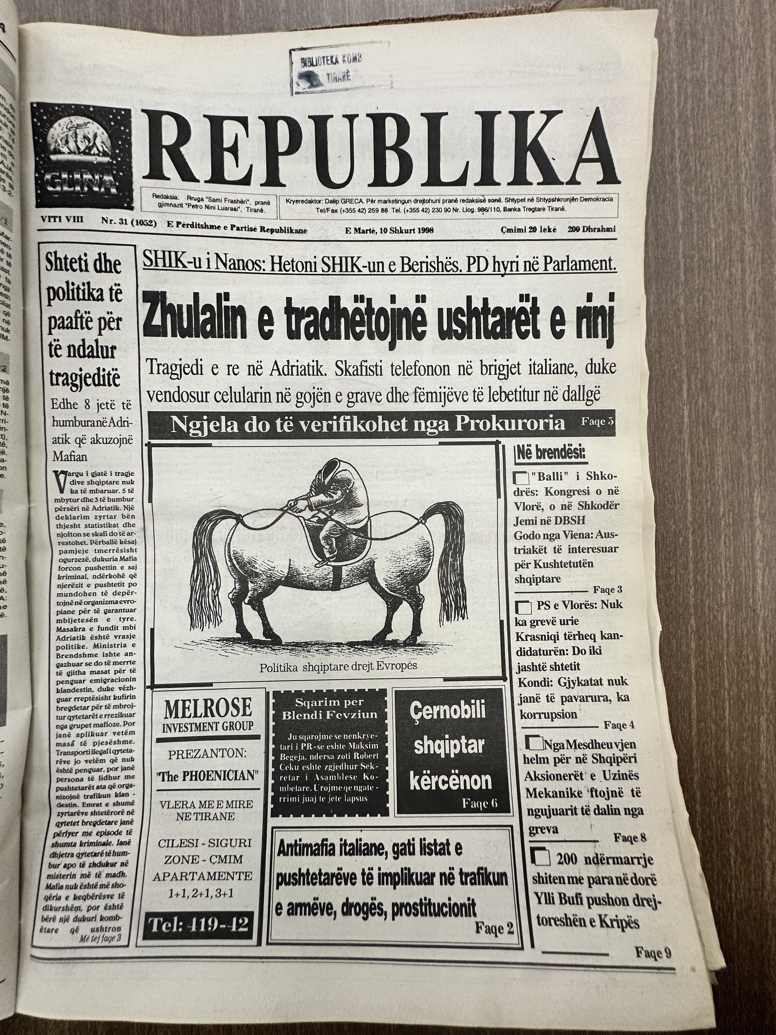 Original newspaper scan