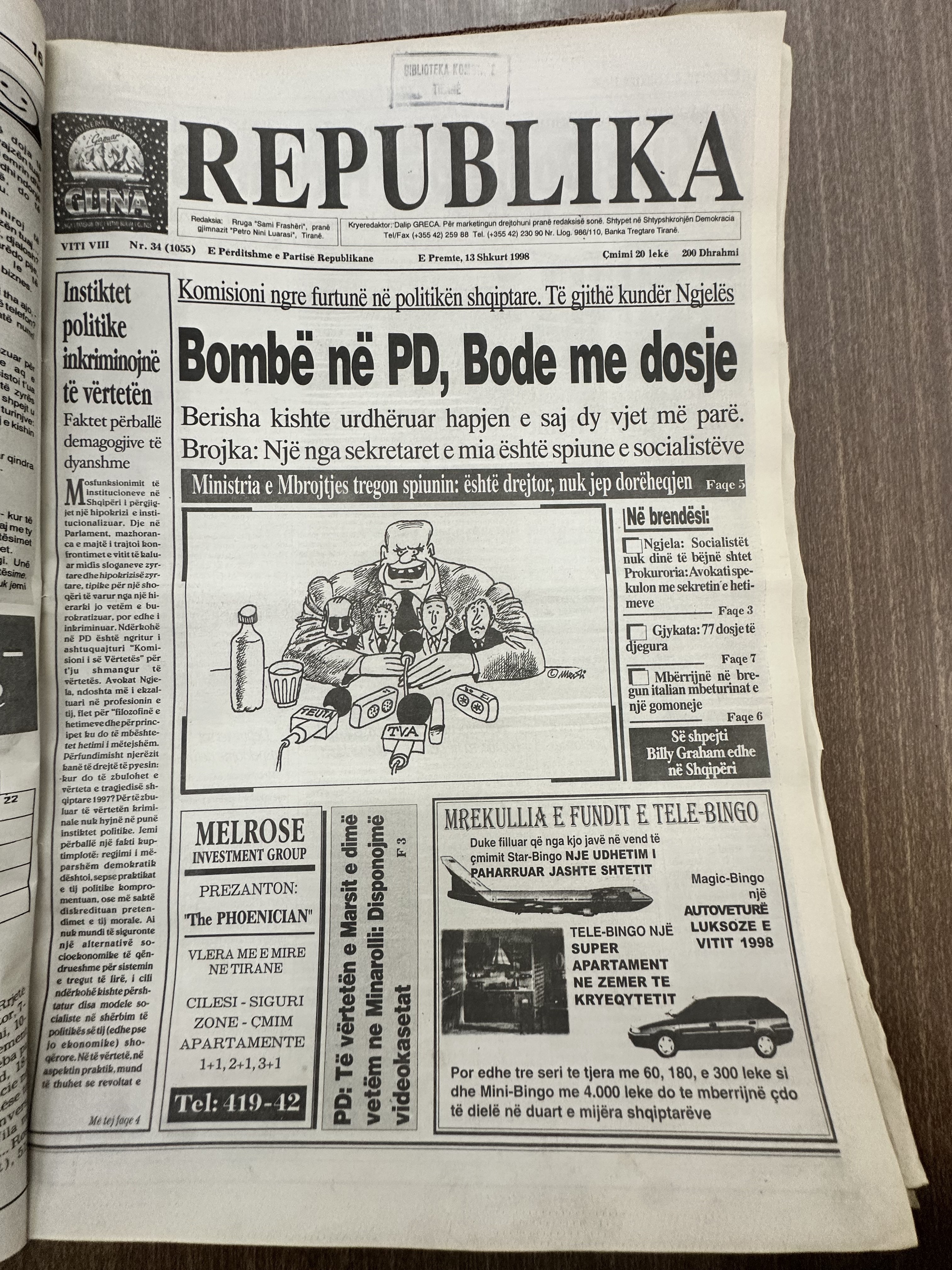 Original newspaper scan