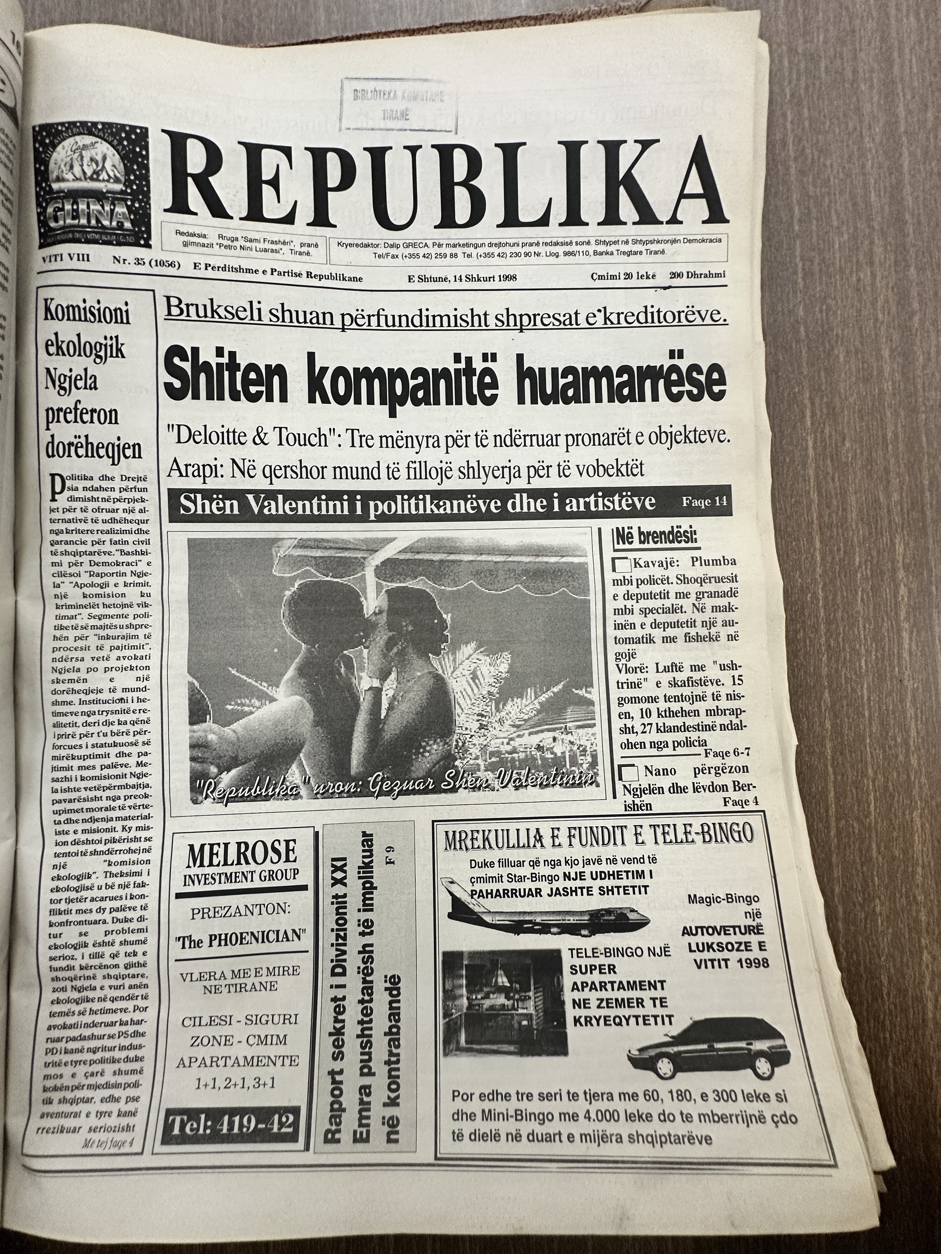 Original newspaper scan