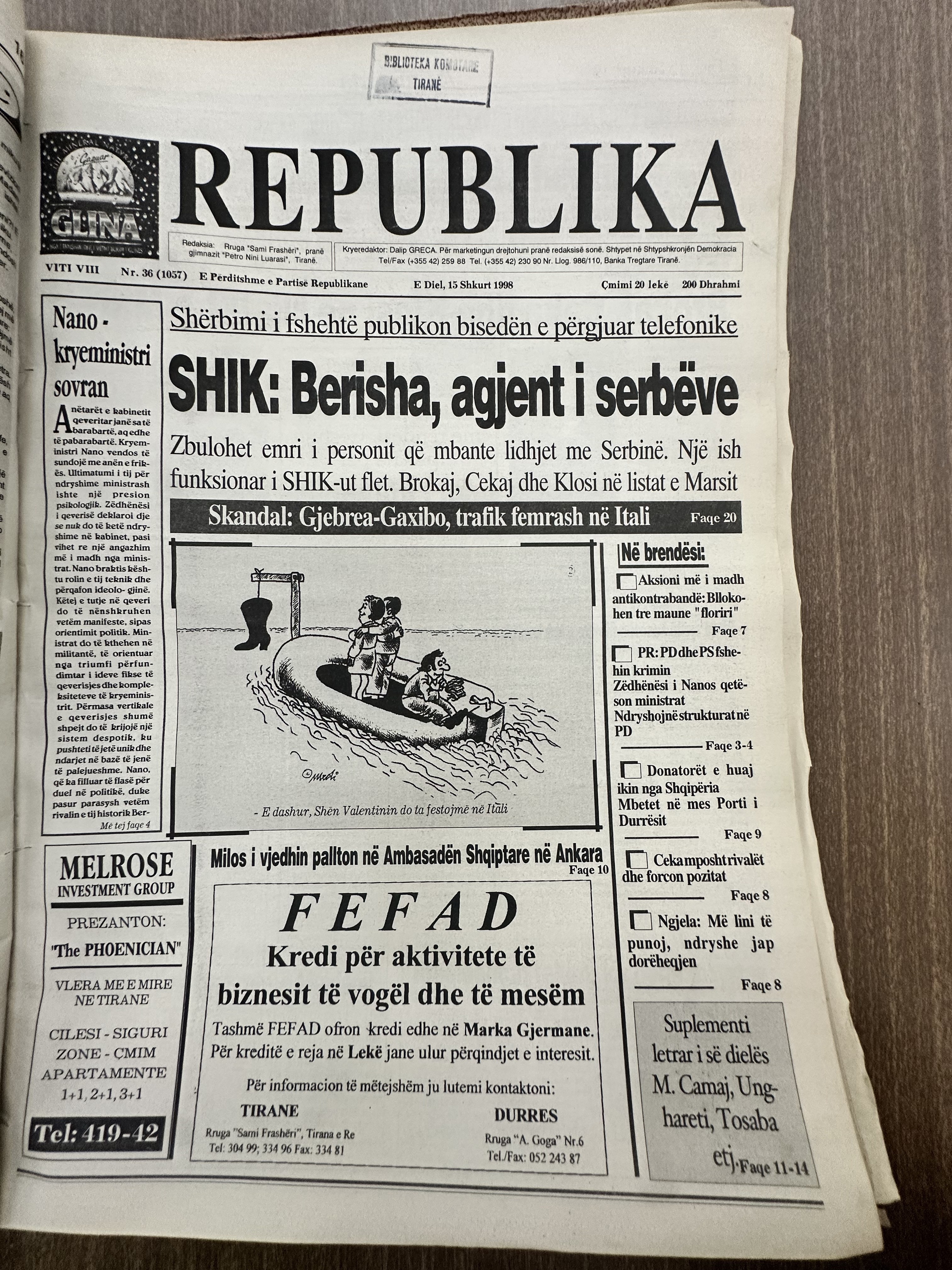 Original newspaper scan