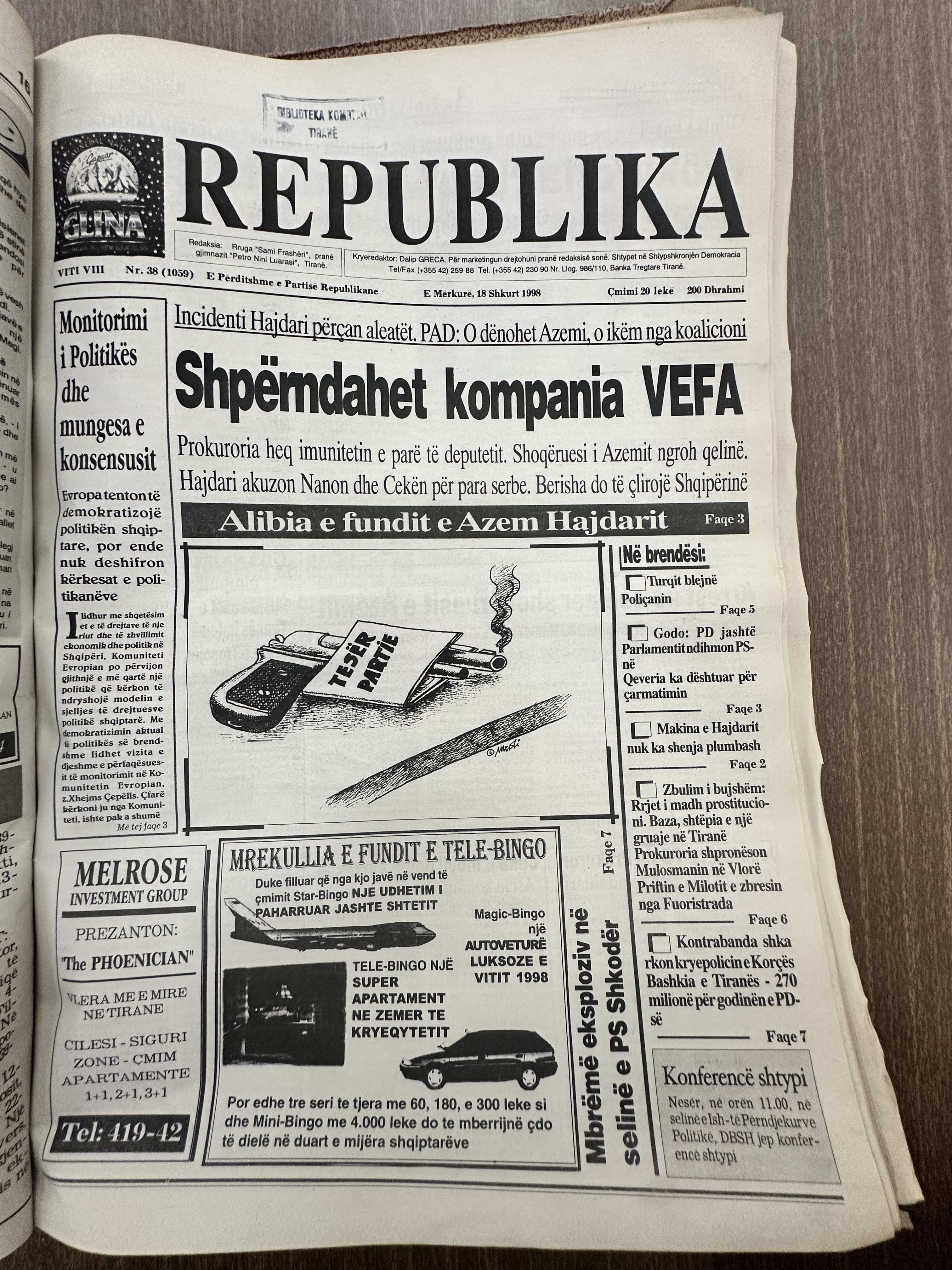 Original newspaper scan