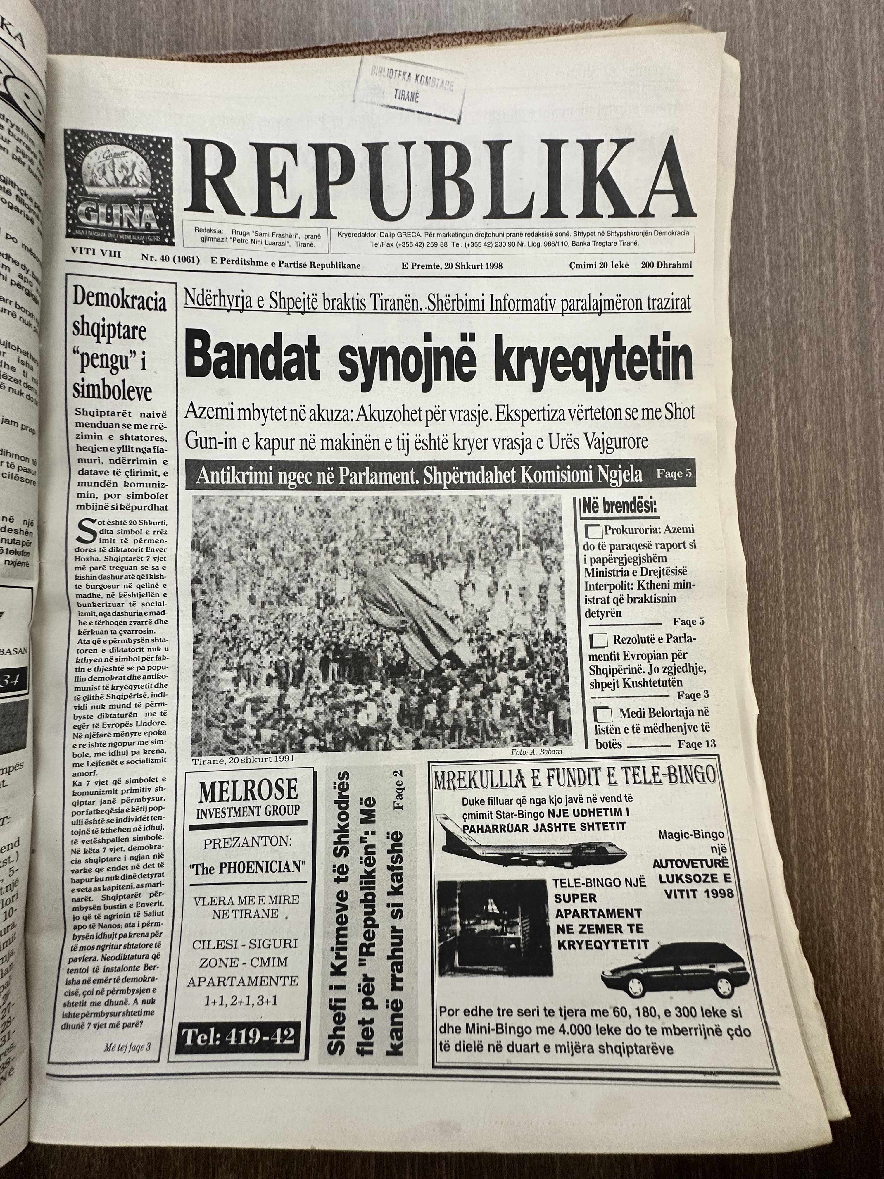 Original newspaper scan