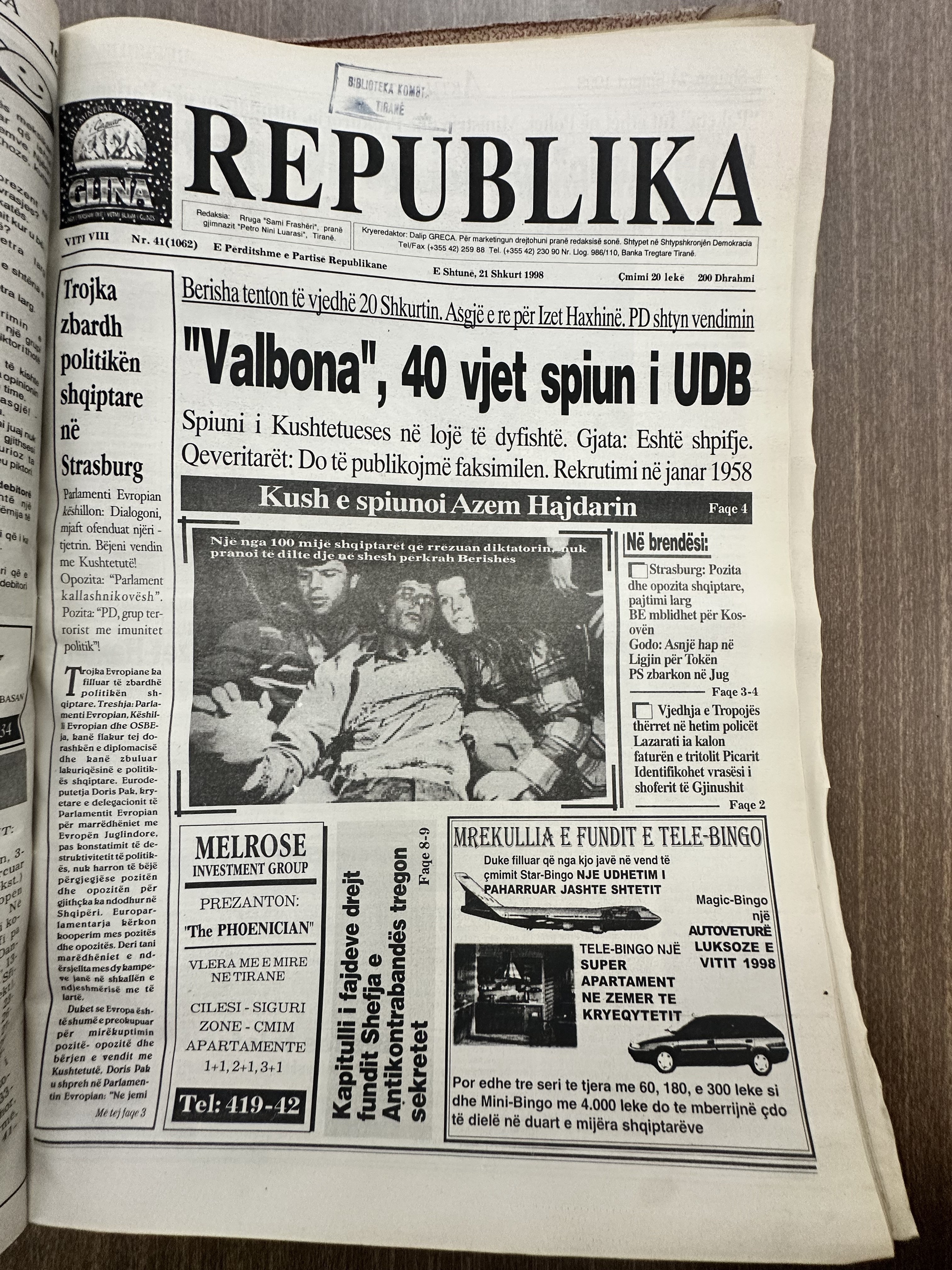 Original newspaper scan