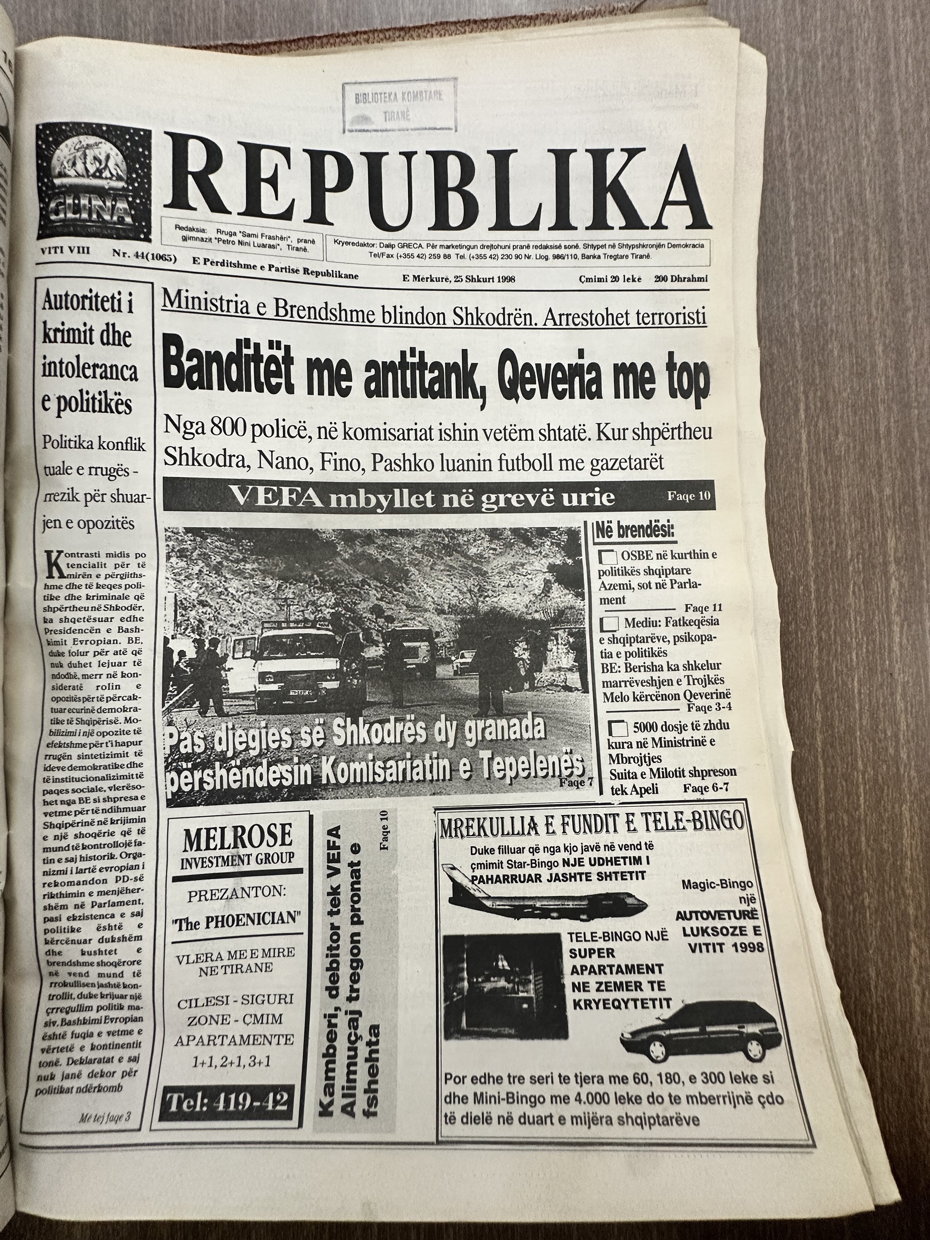 Original newspaper scan