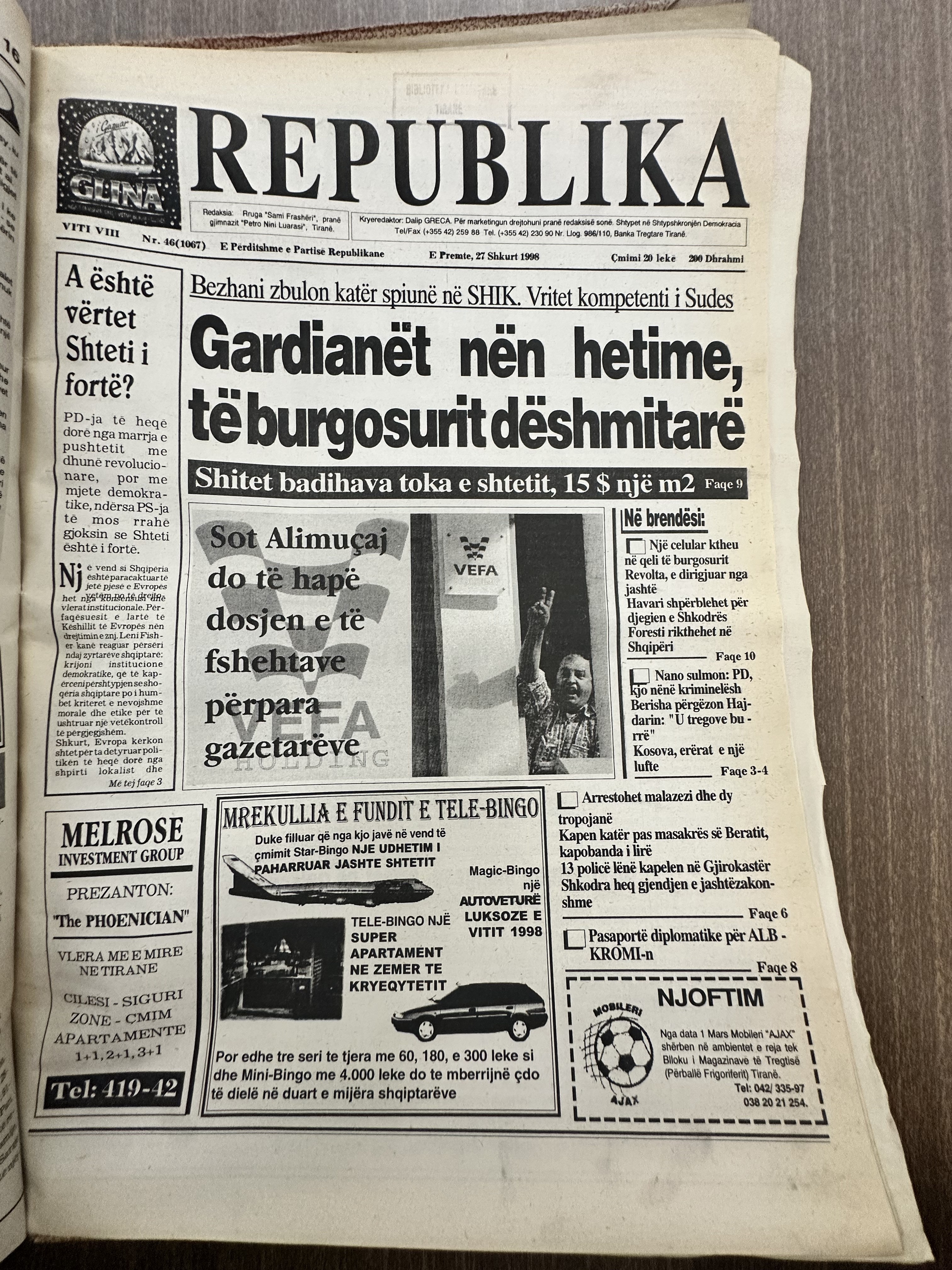 Original newspaper scan