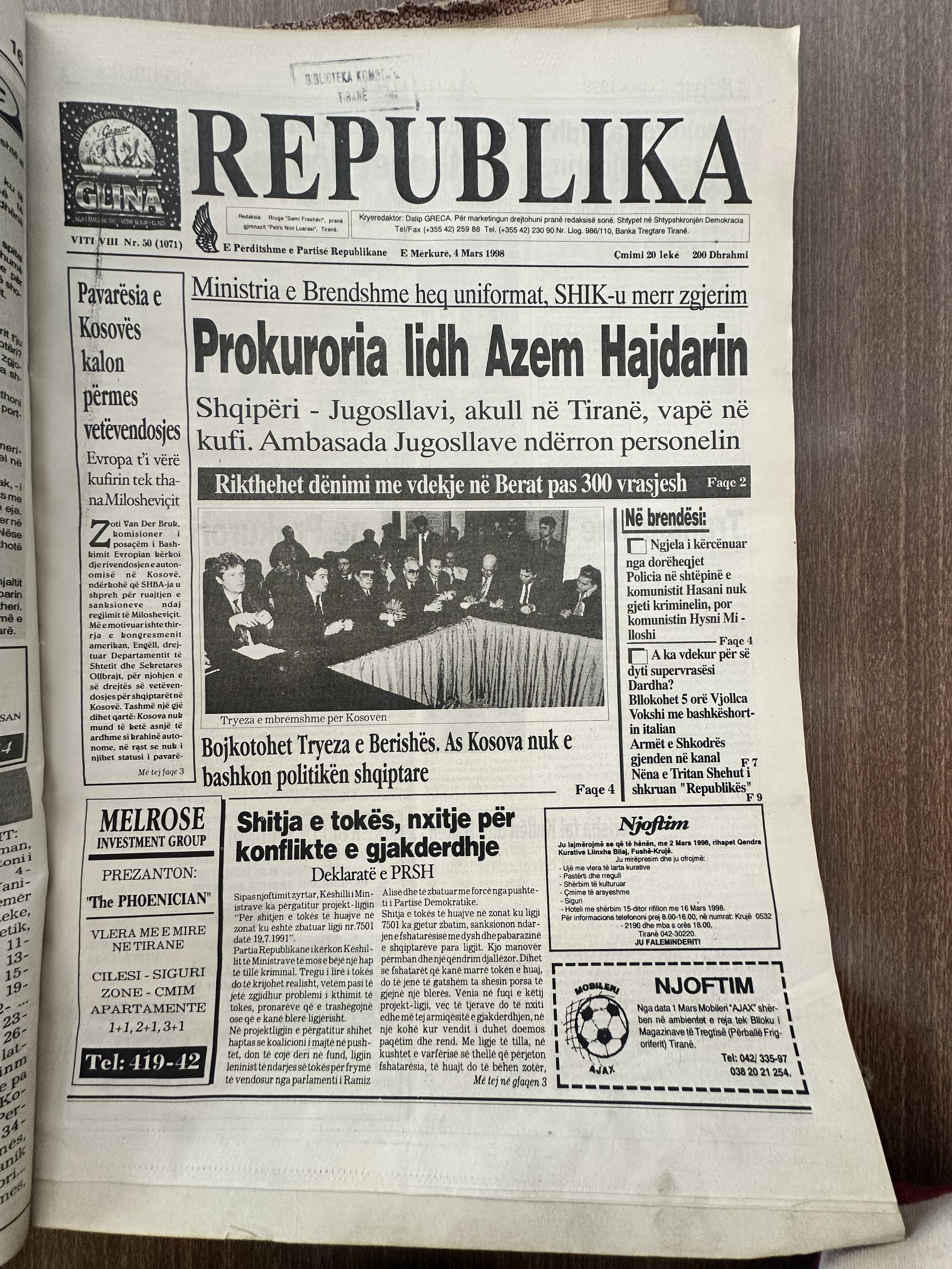 Original newspaper scan