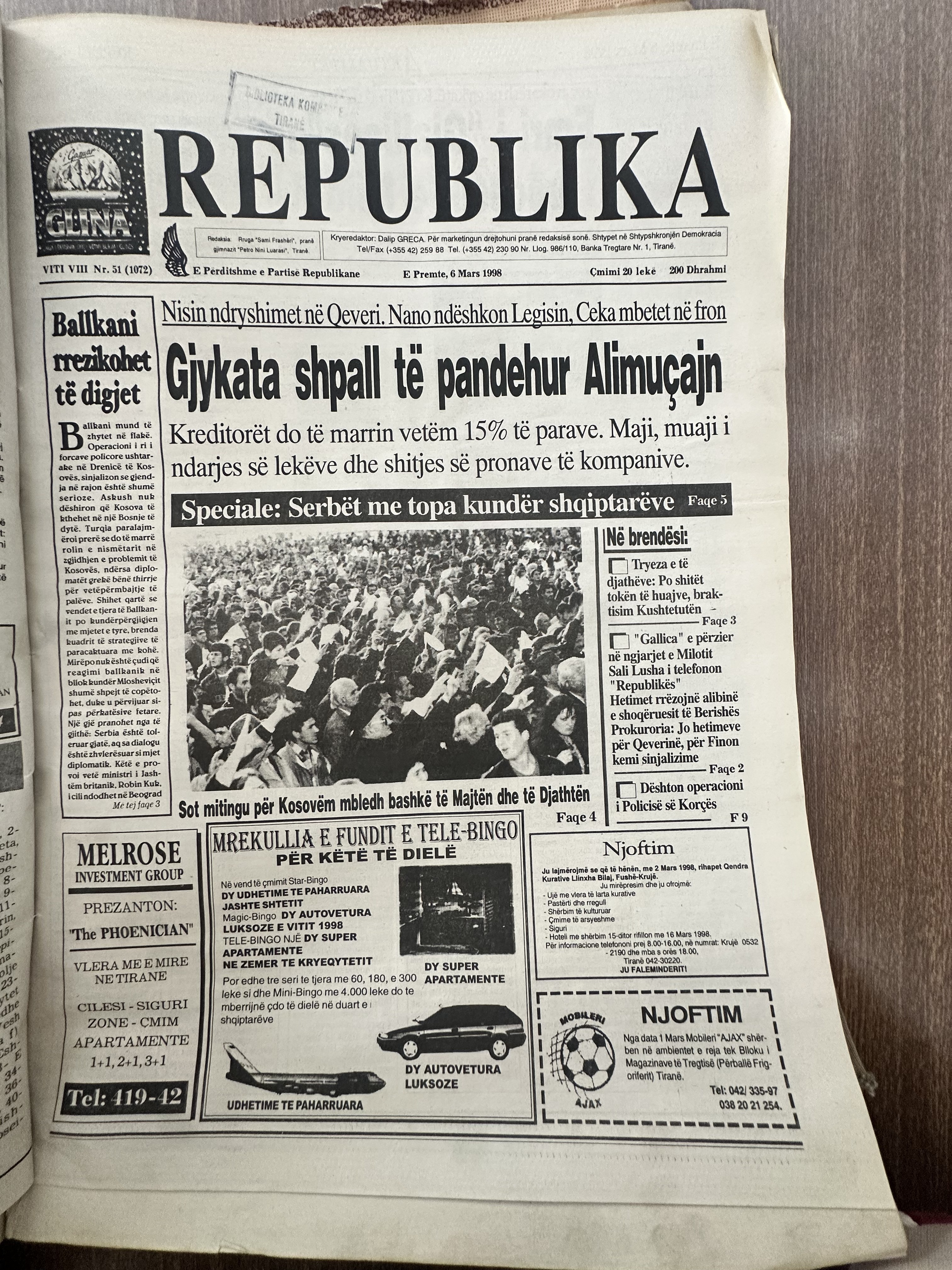 Original newspaper scan