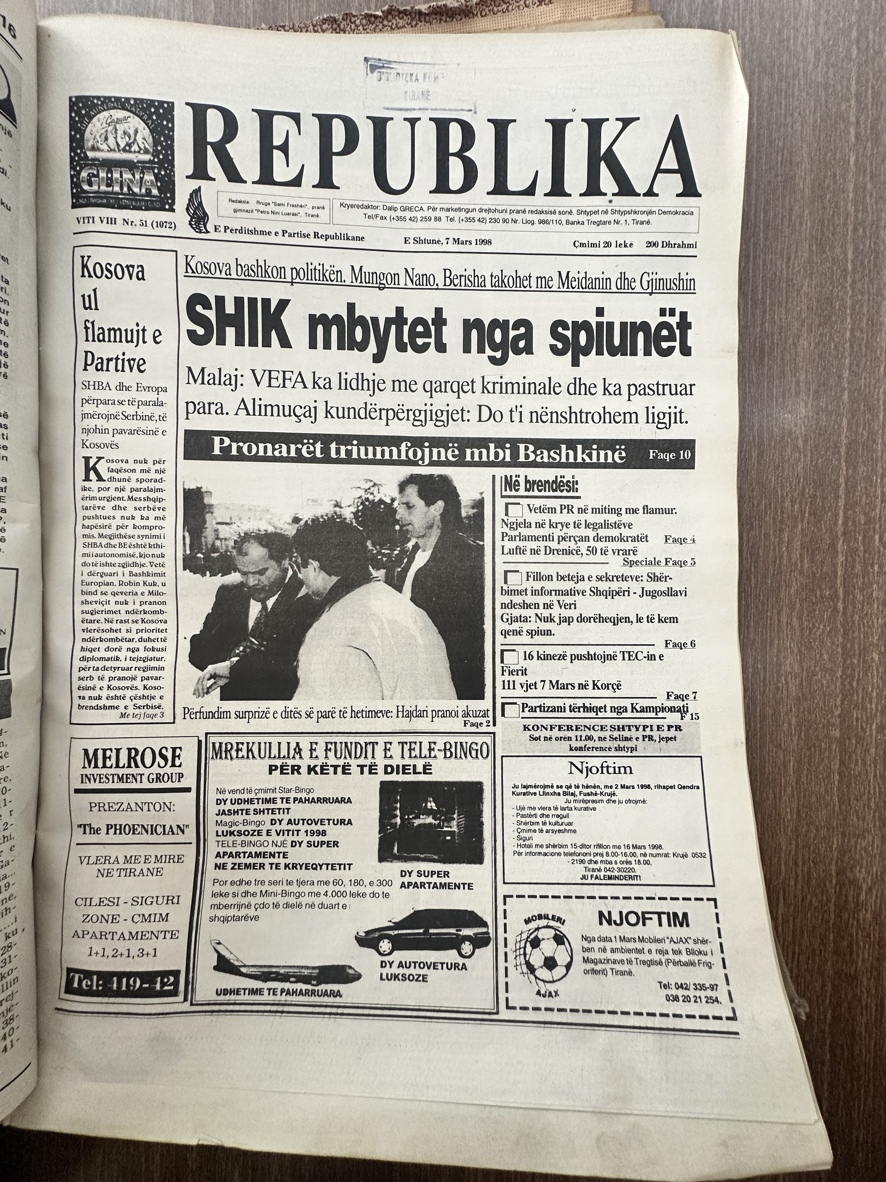 Original newspaper scan