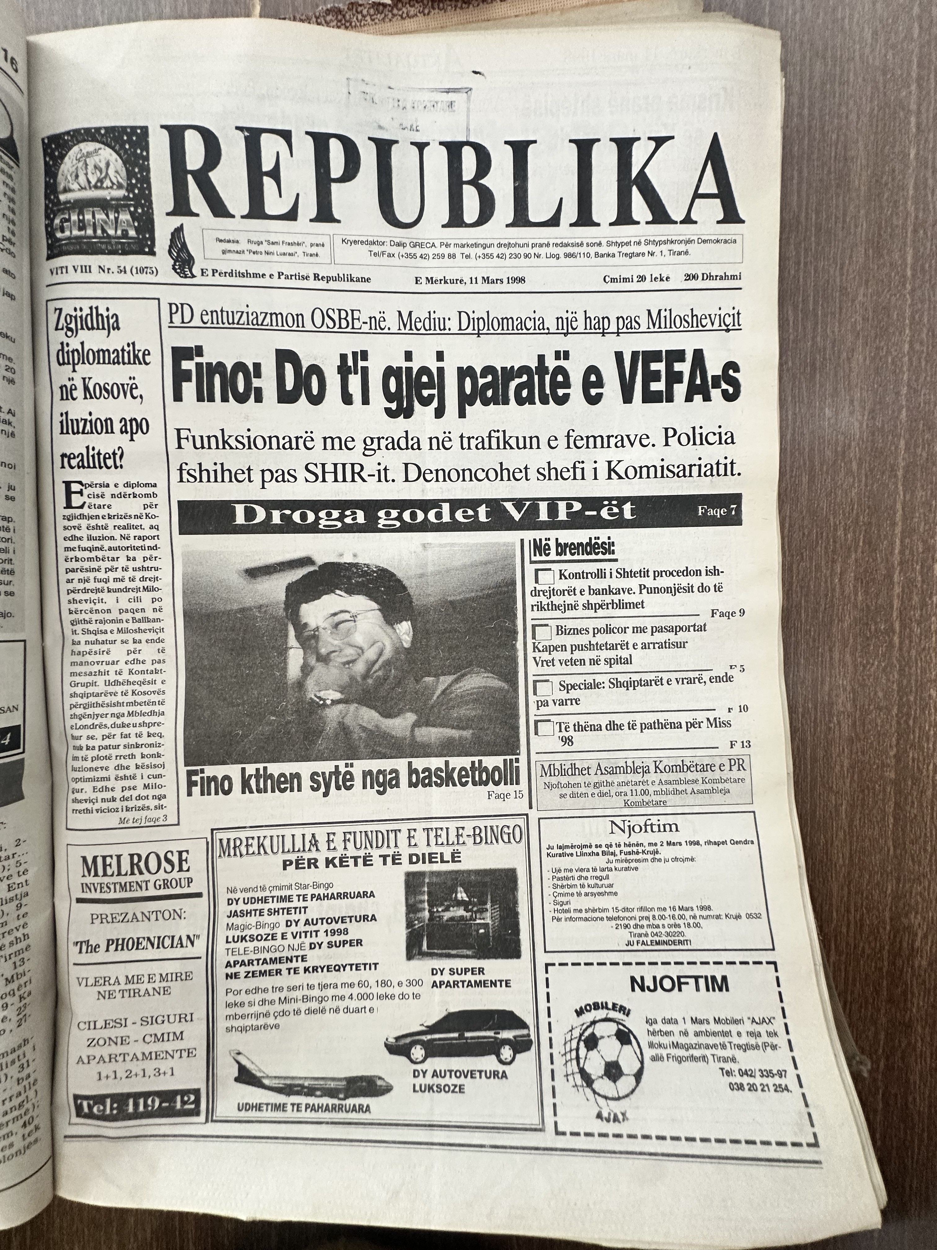 Original newspaper scan