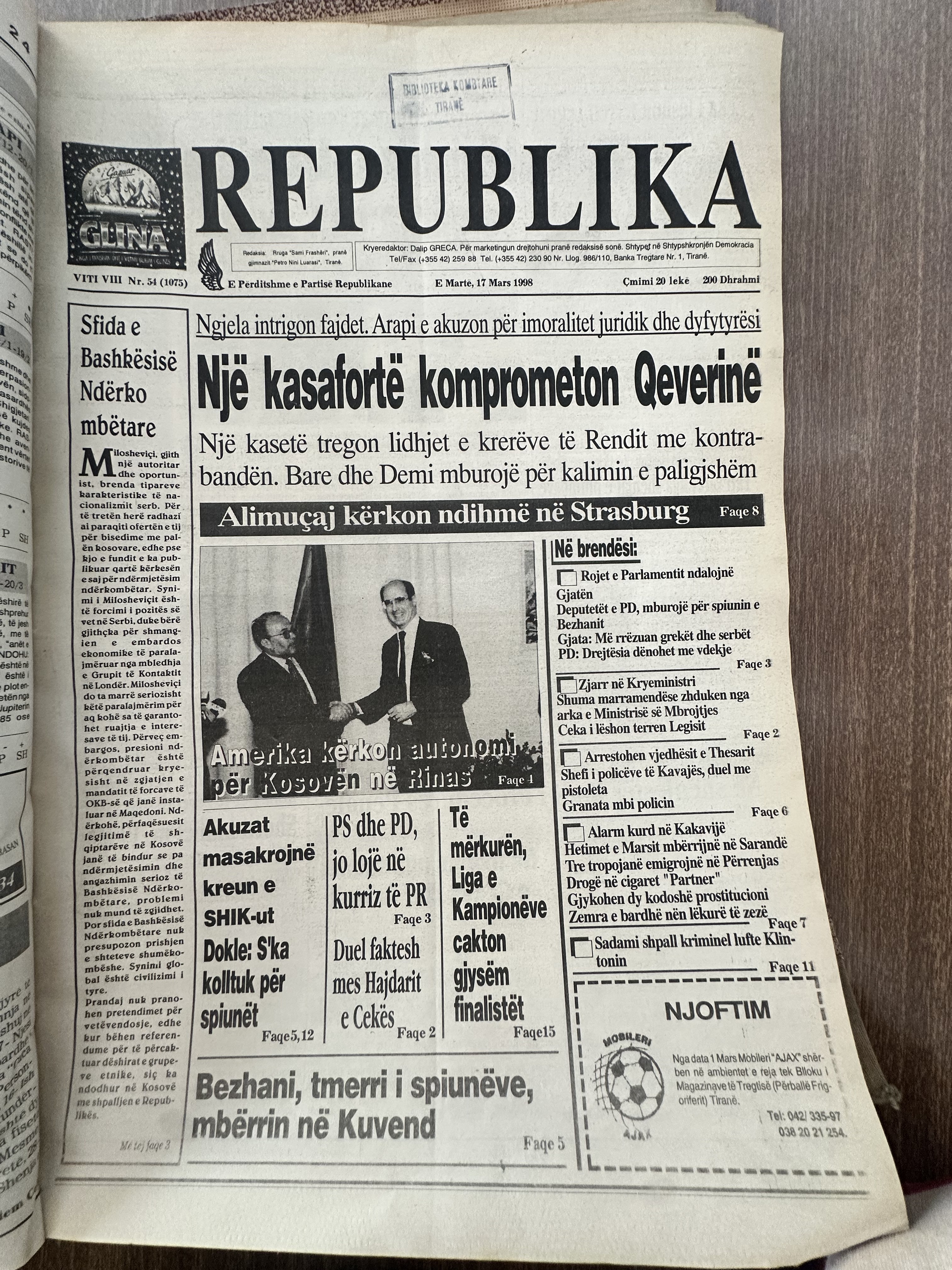 Original newspaper scan