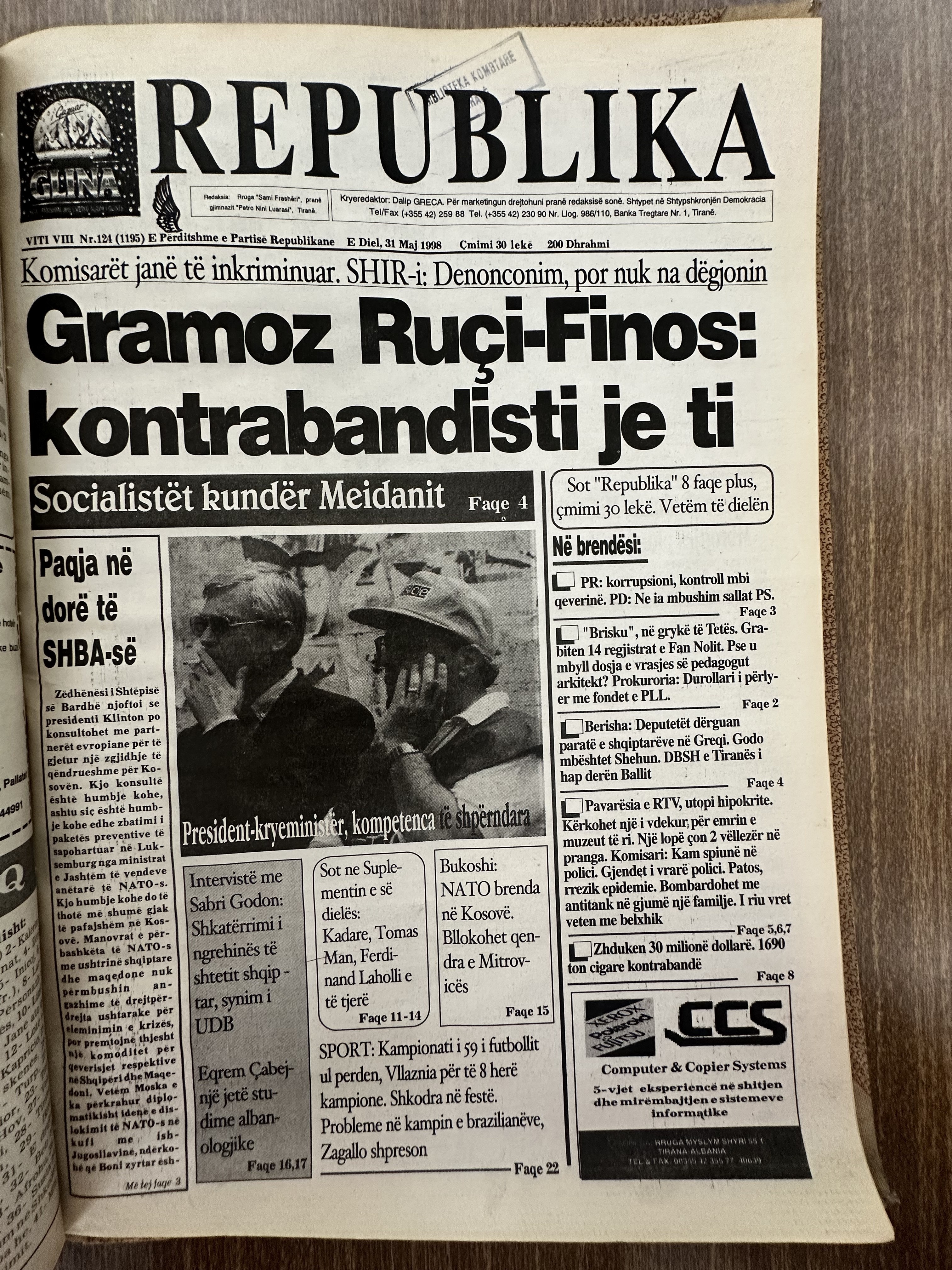 Original newspaper scan