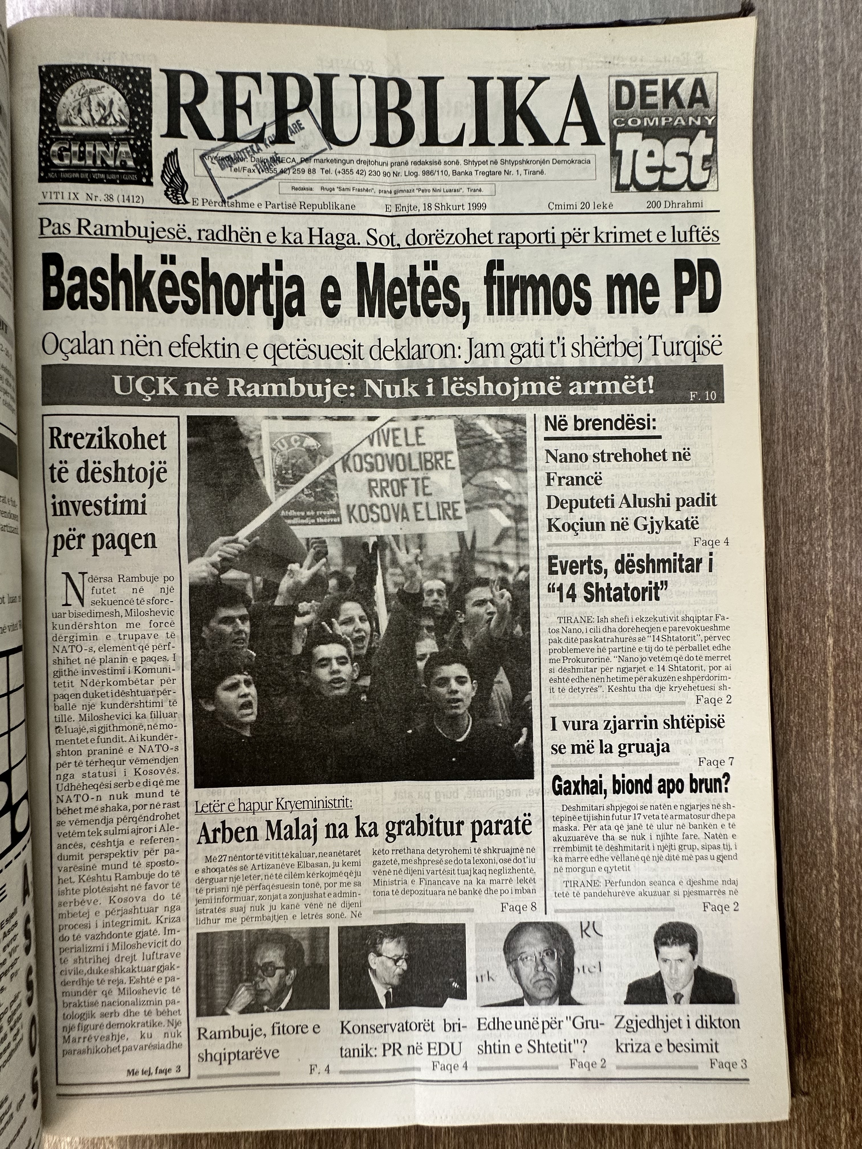 Original newspaper scan