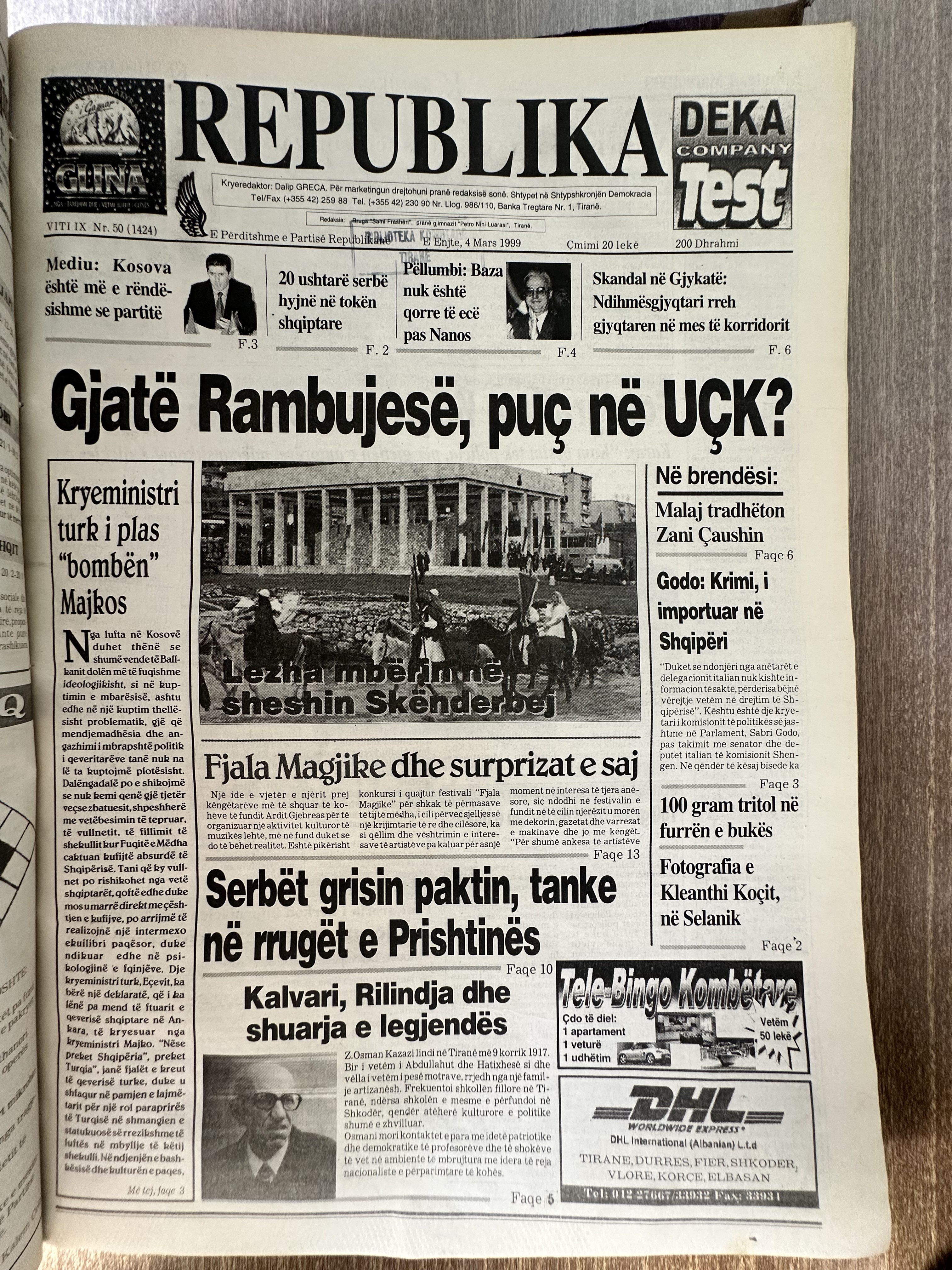 Original newspaper scan