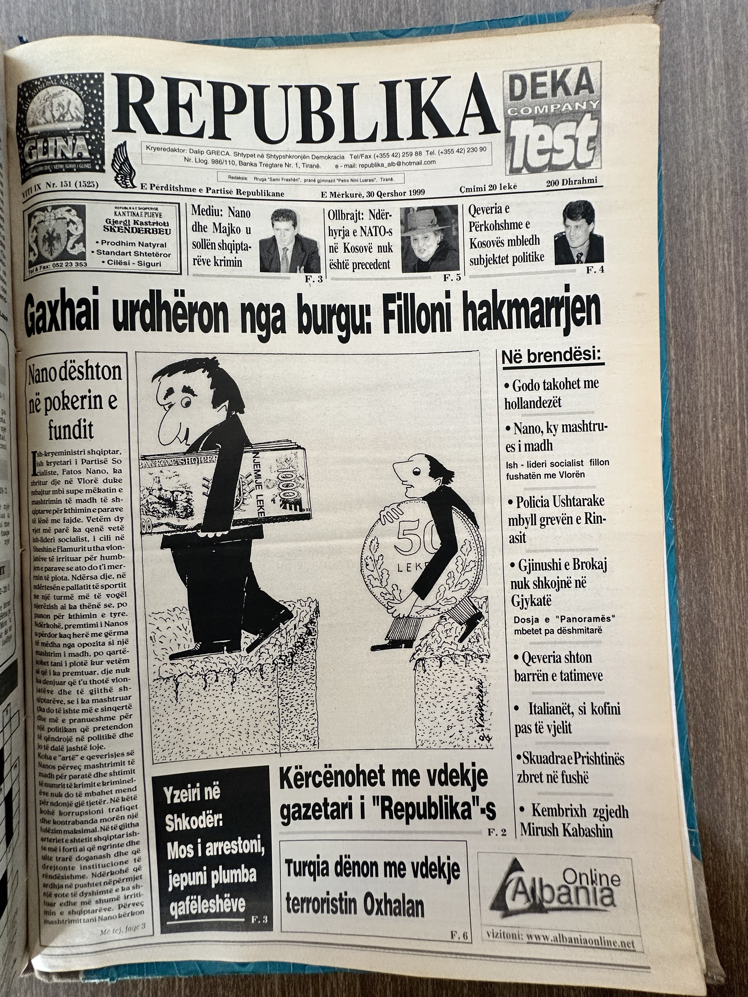 Original newspaper scan