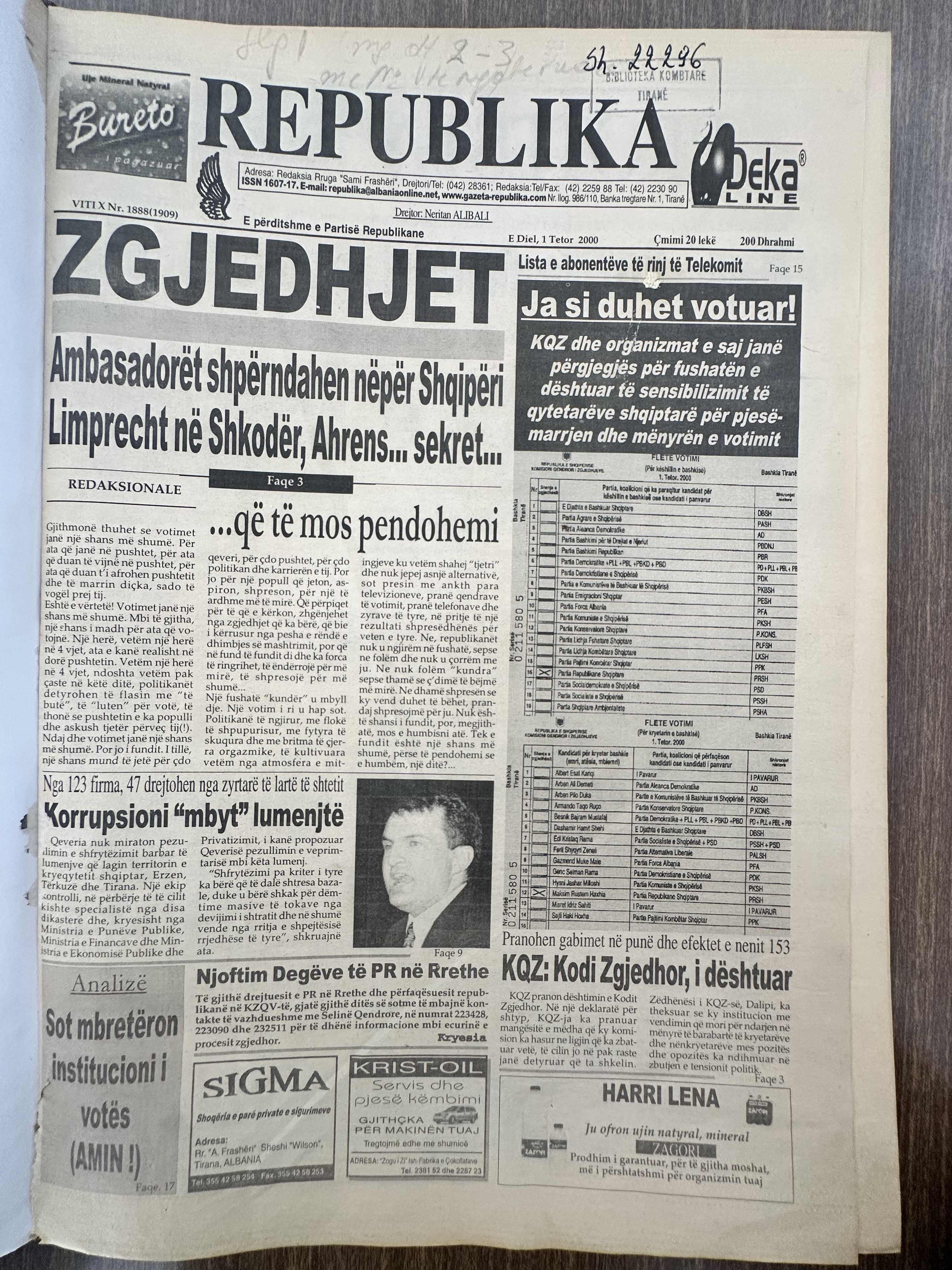 Republika 2000-10-01
