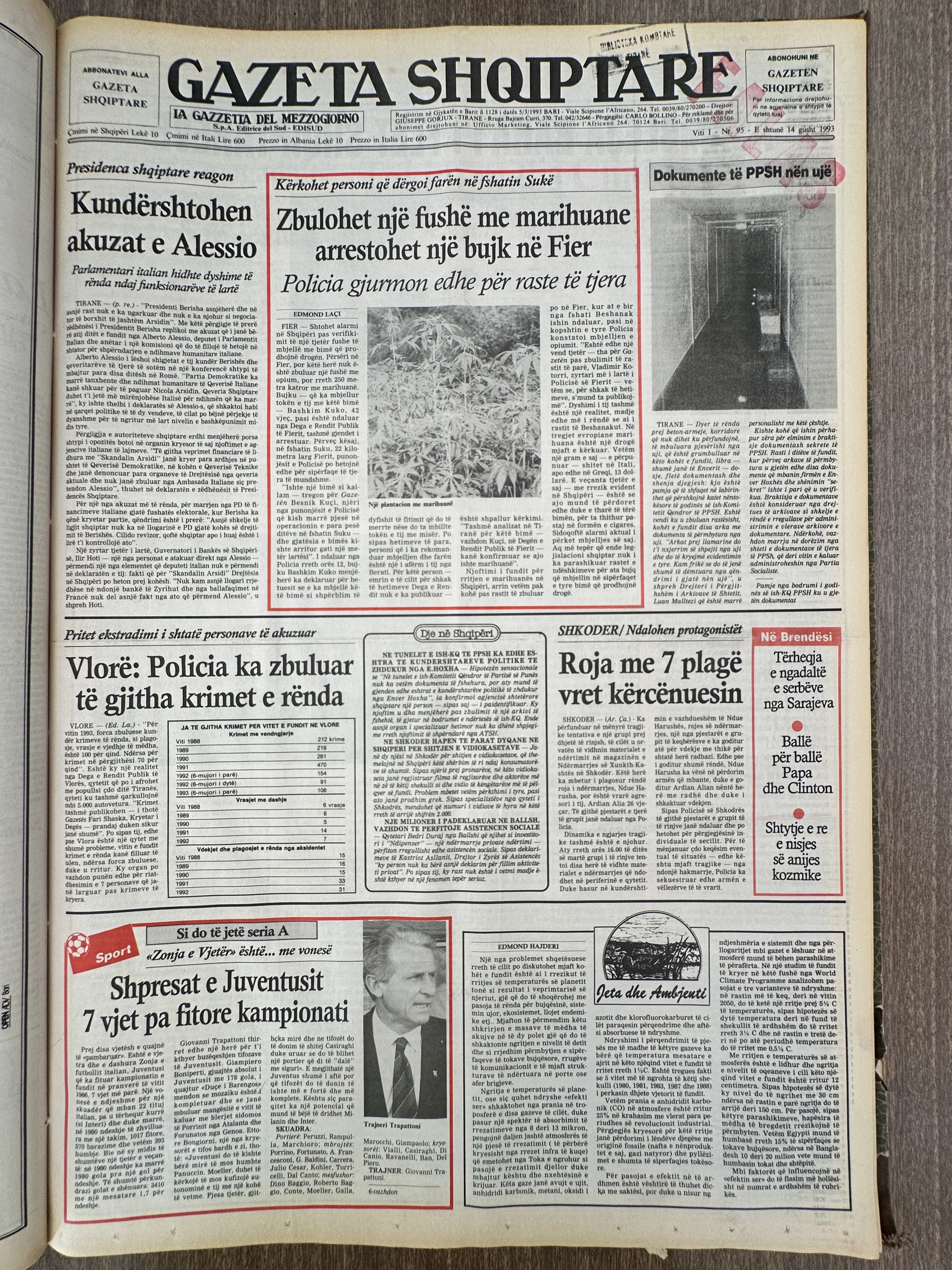 Gazeta Shqiptare 1993-08-14