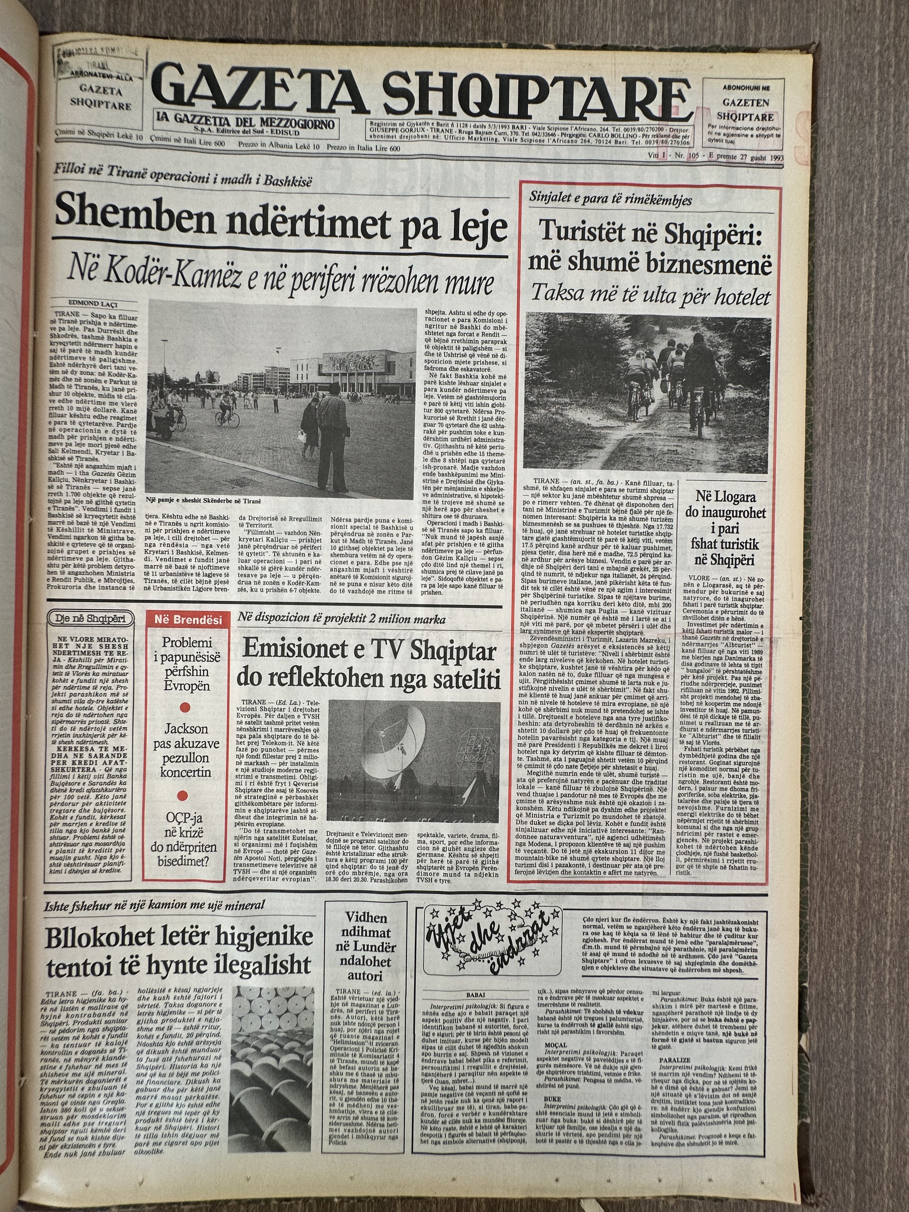 Gazeta Shqiptare 1999-08-27