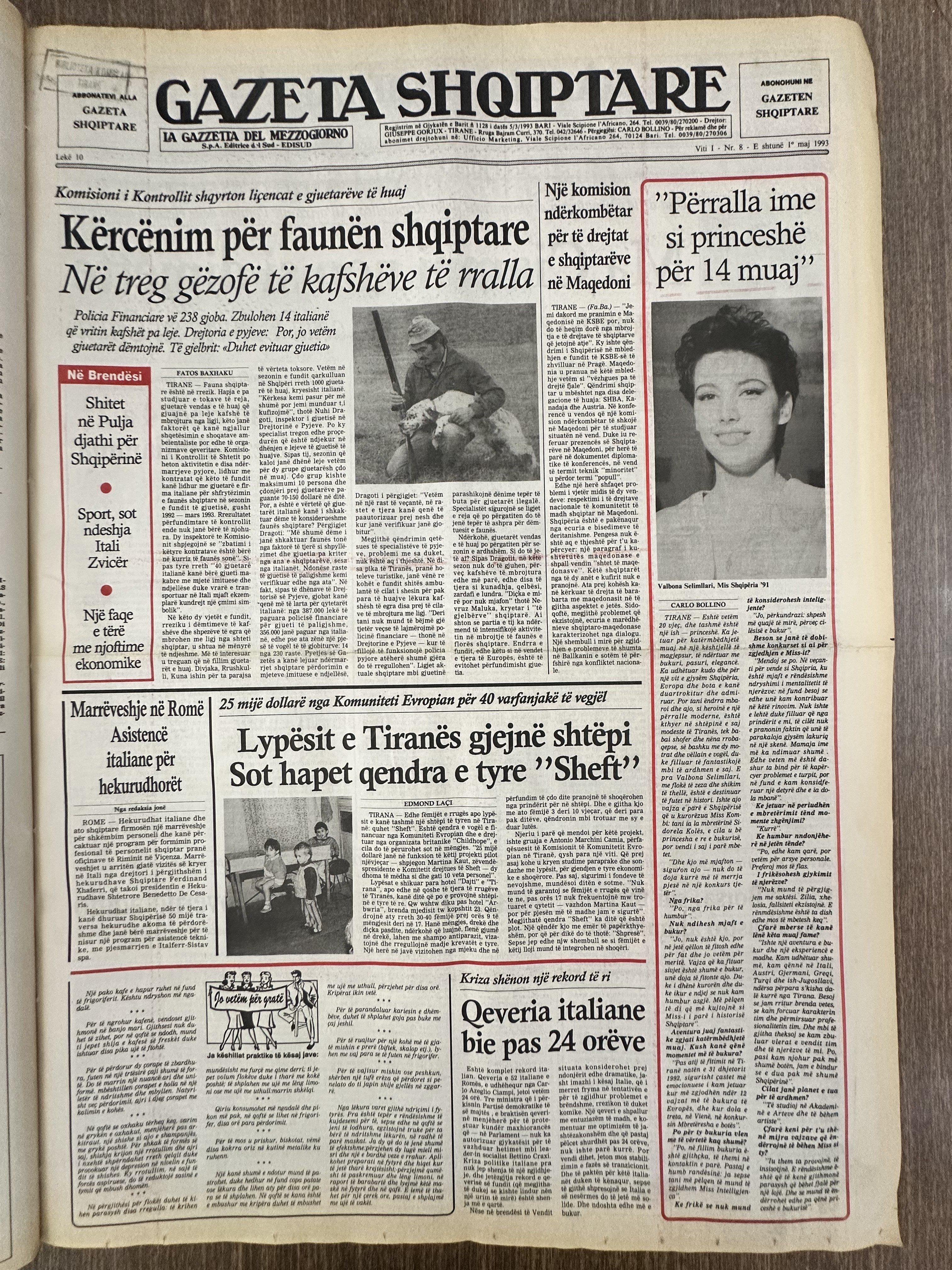 Gazeta Shqiptare 1993-09-08