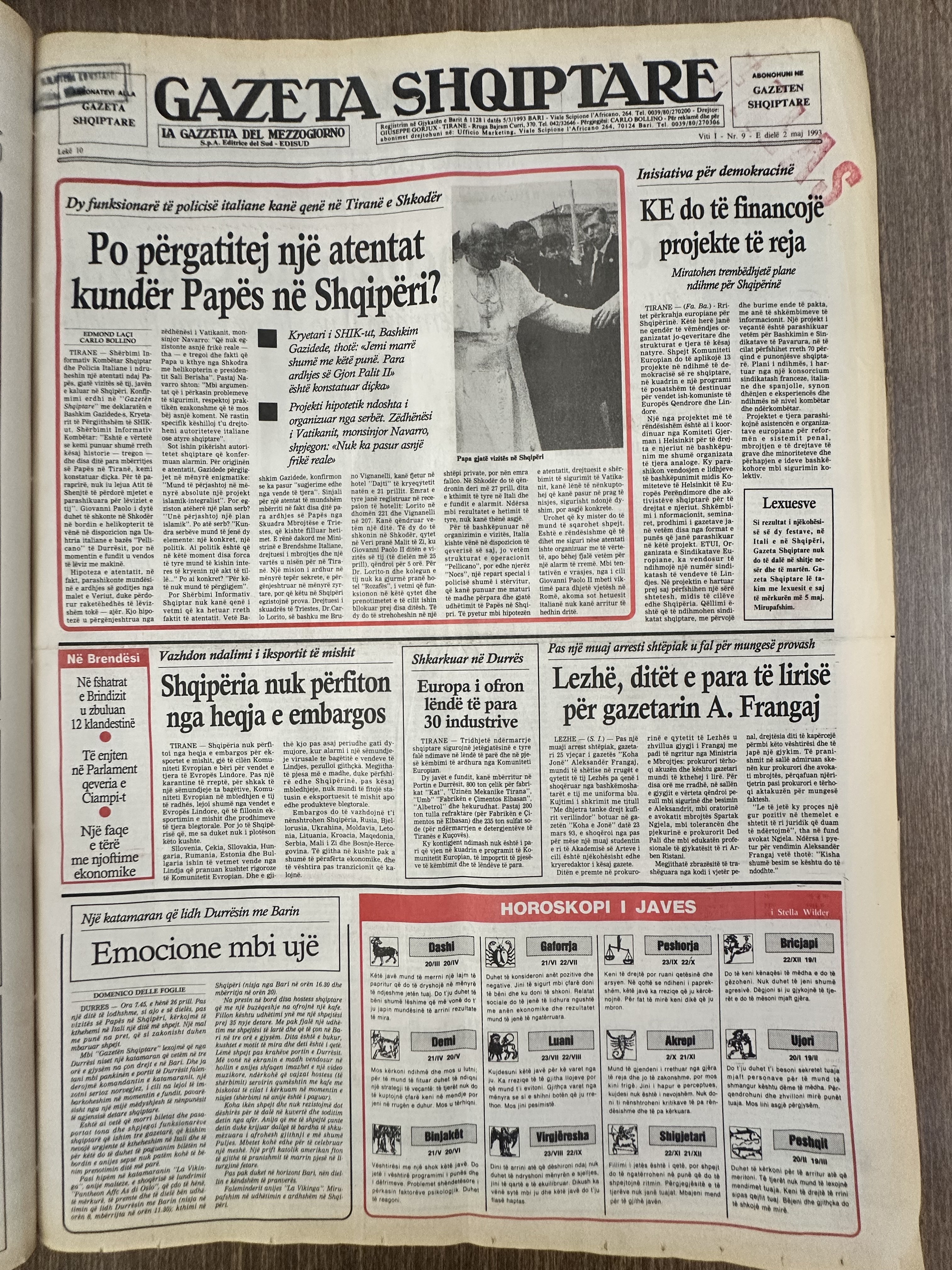 Gazeta Shqiptare 1993-05-02