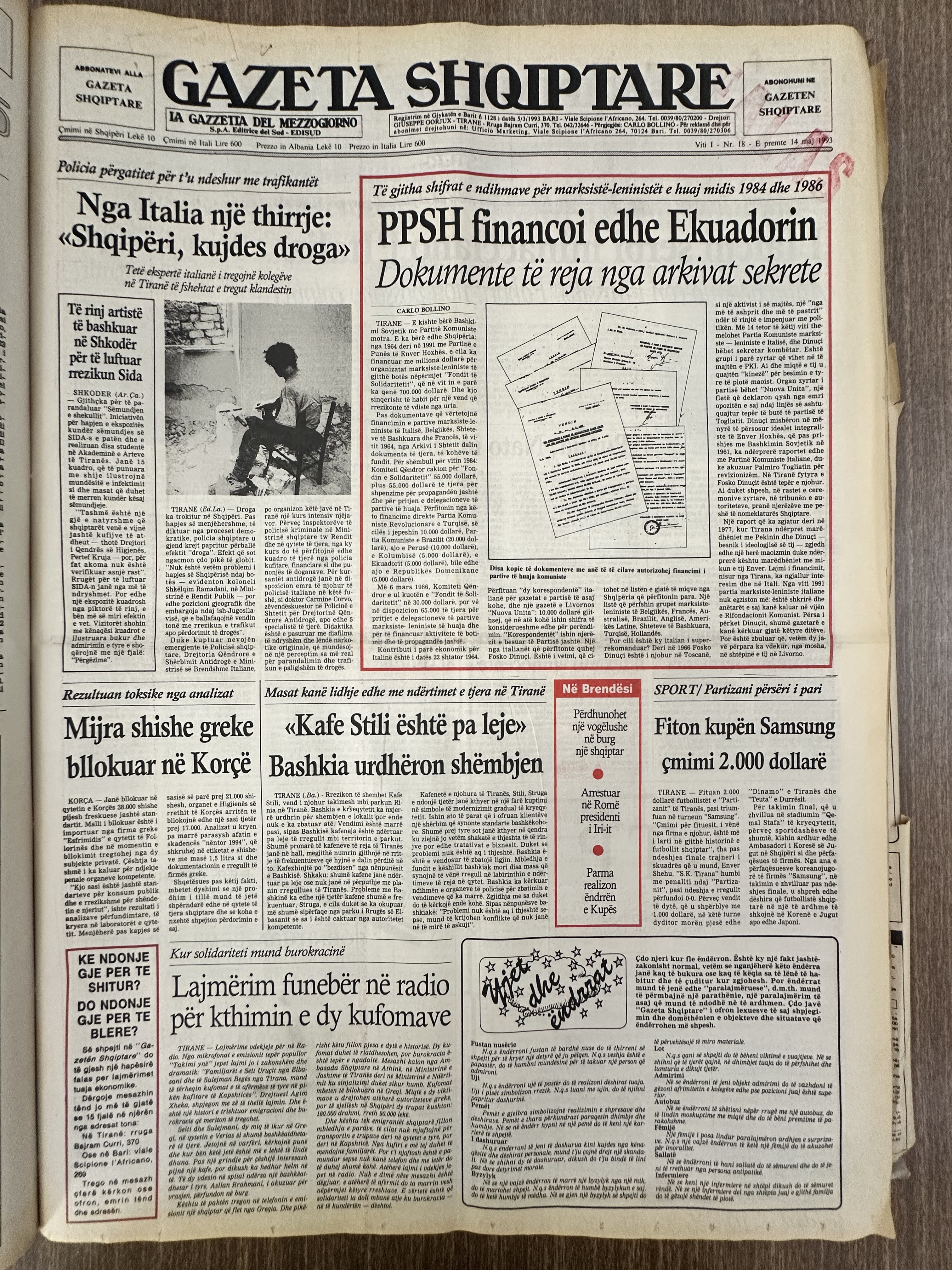 Gazeta Shqiptare 1993-05-18