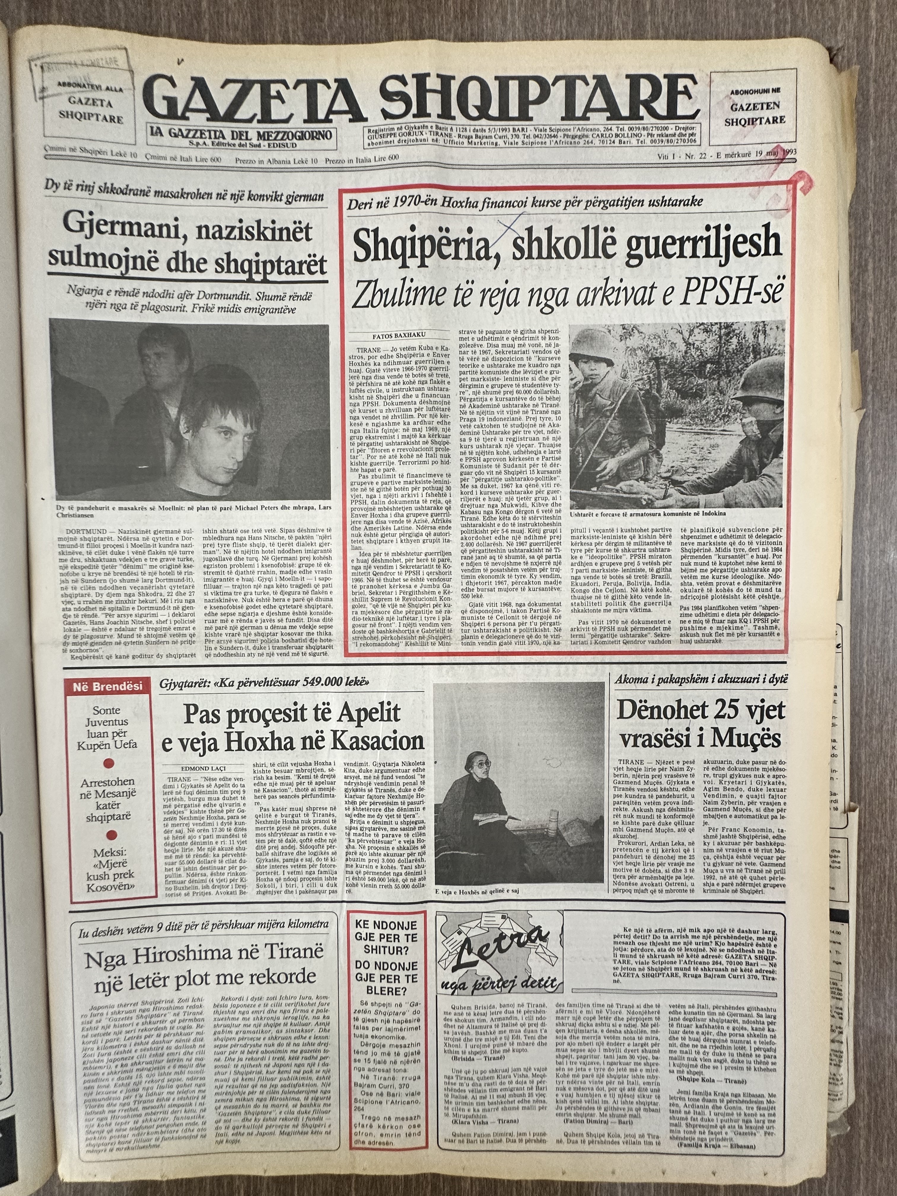 Gazeta Shqiptare 1998-05-19