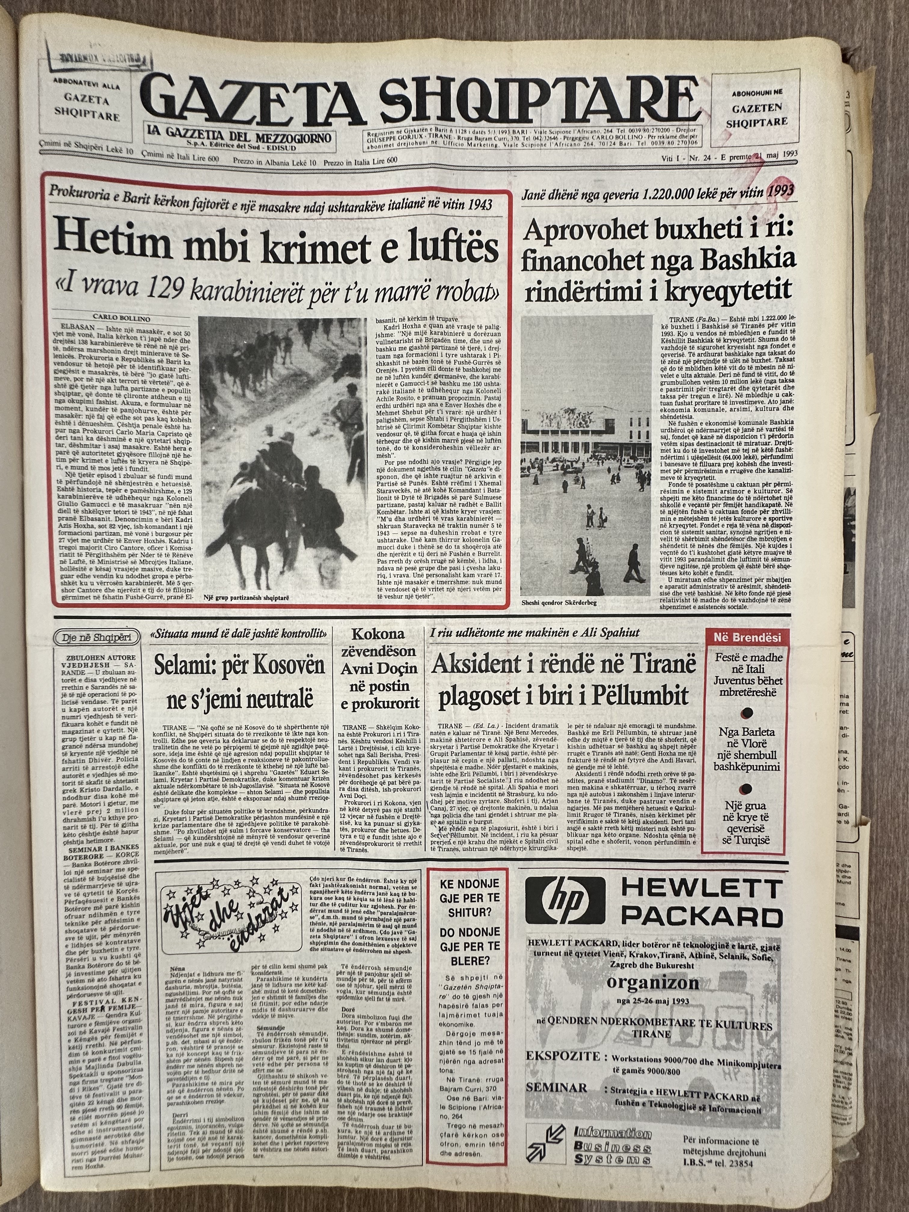 Gazeta Shqiptare 1993-04-24
