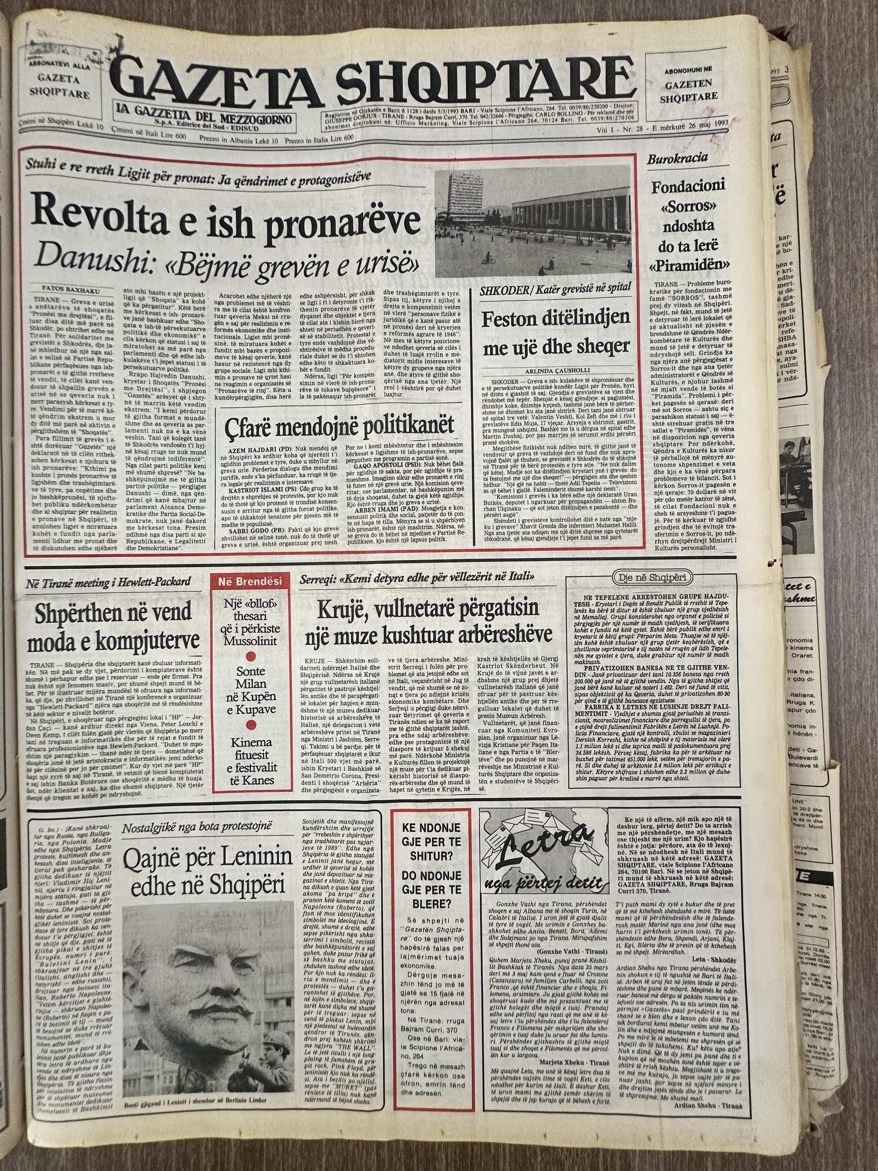 Gazeta Shqiptare 1993-05-26