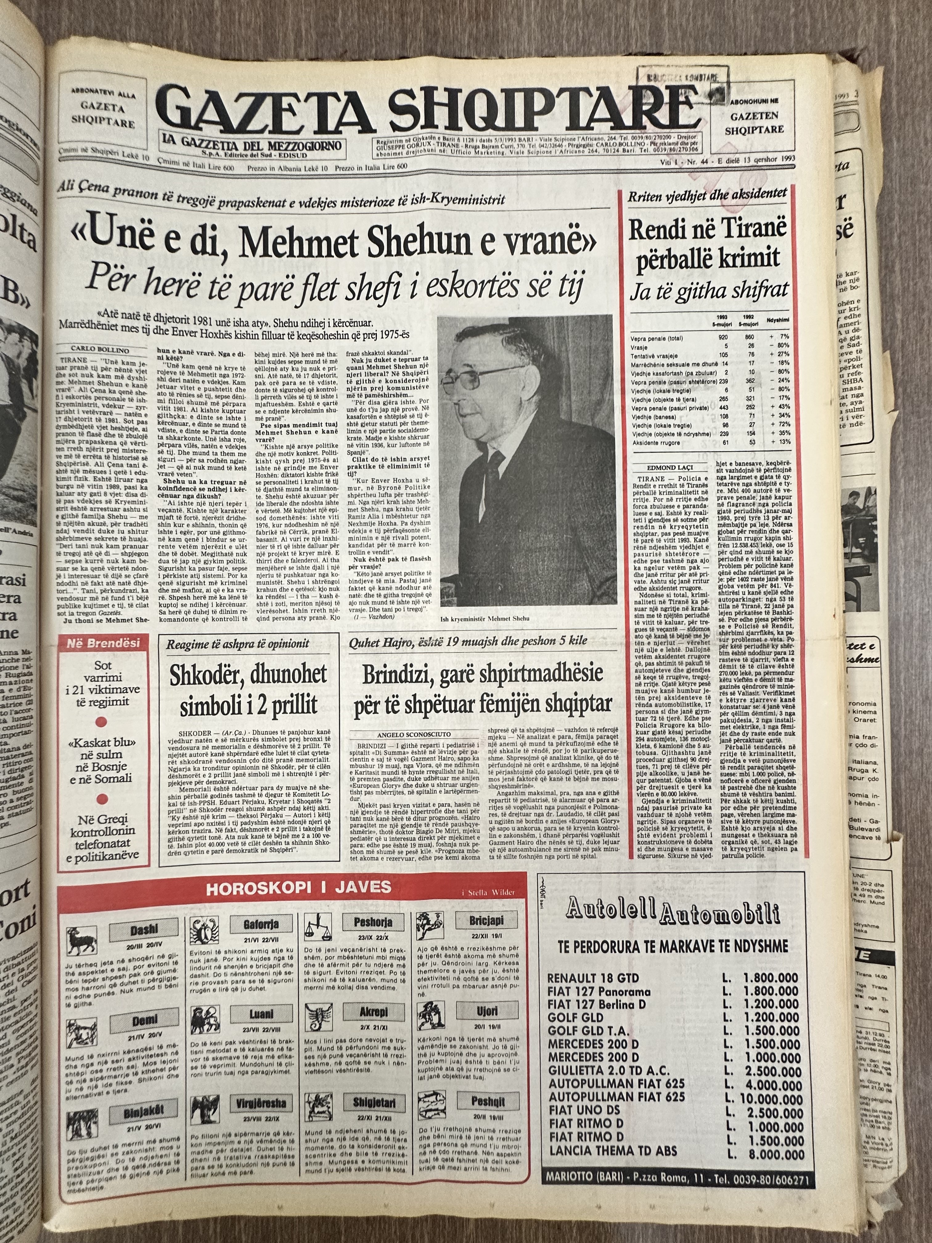 Gazeta Shqiptare 1999-12-13