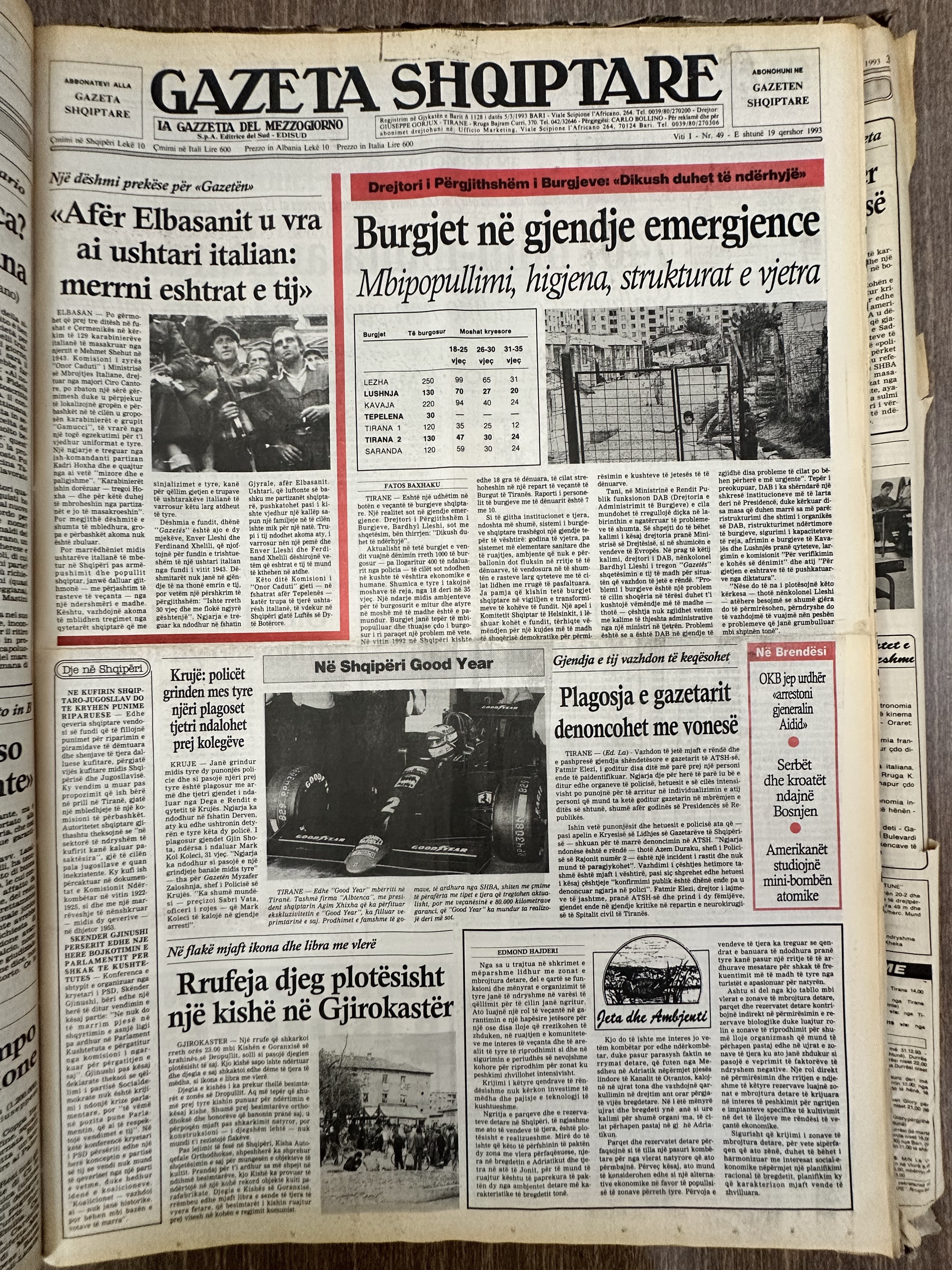 Gazeta Shqiptare 1993-06-19